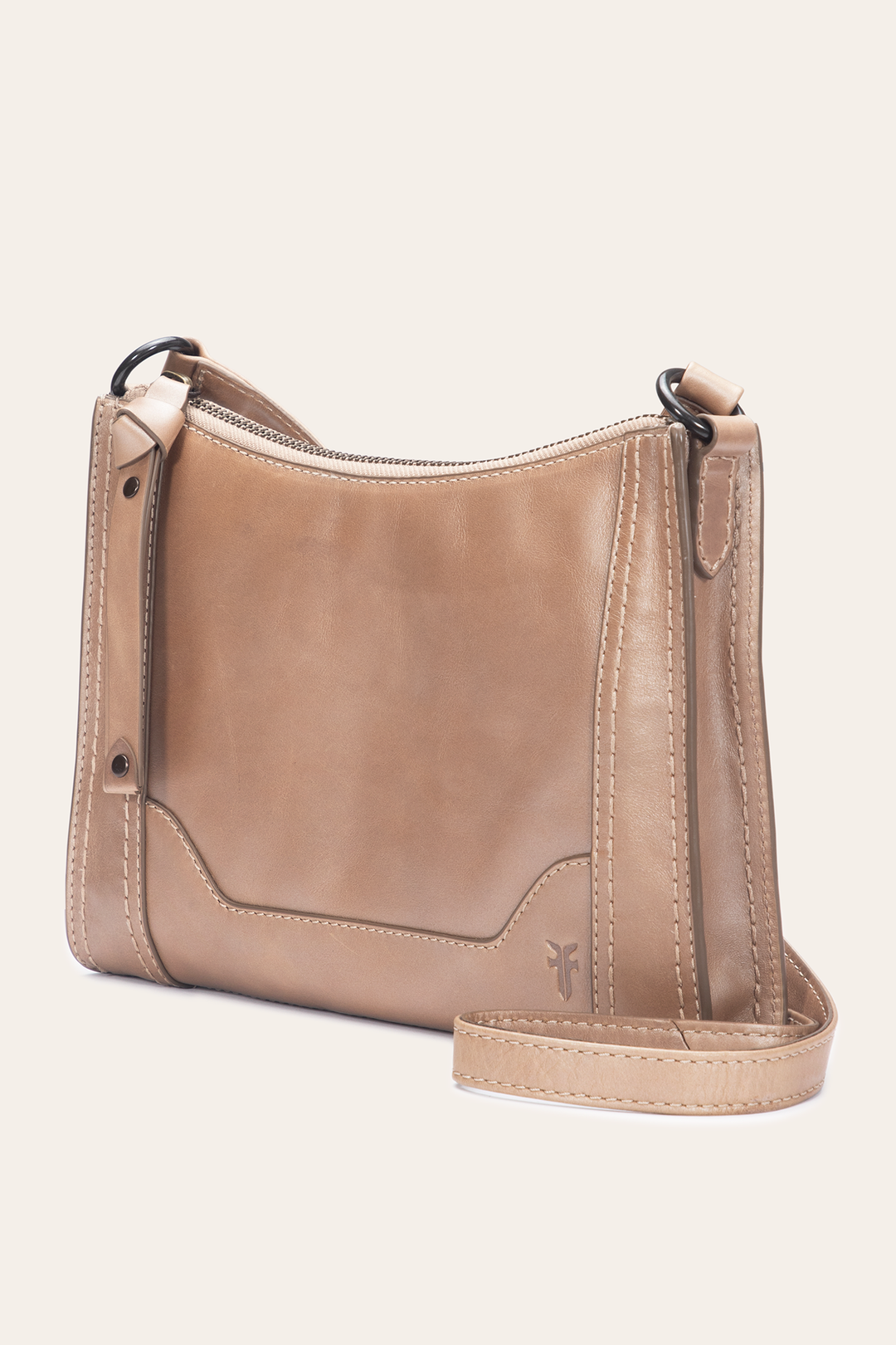Light Bronze Handbags Frye Light Bronze Melissa Zip Crossbody