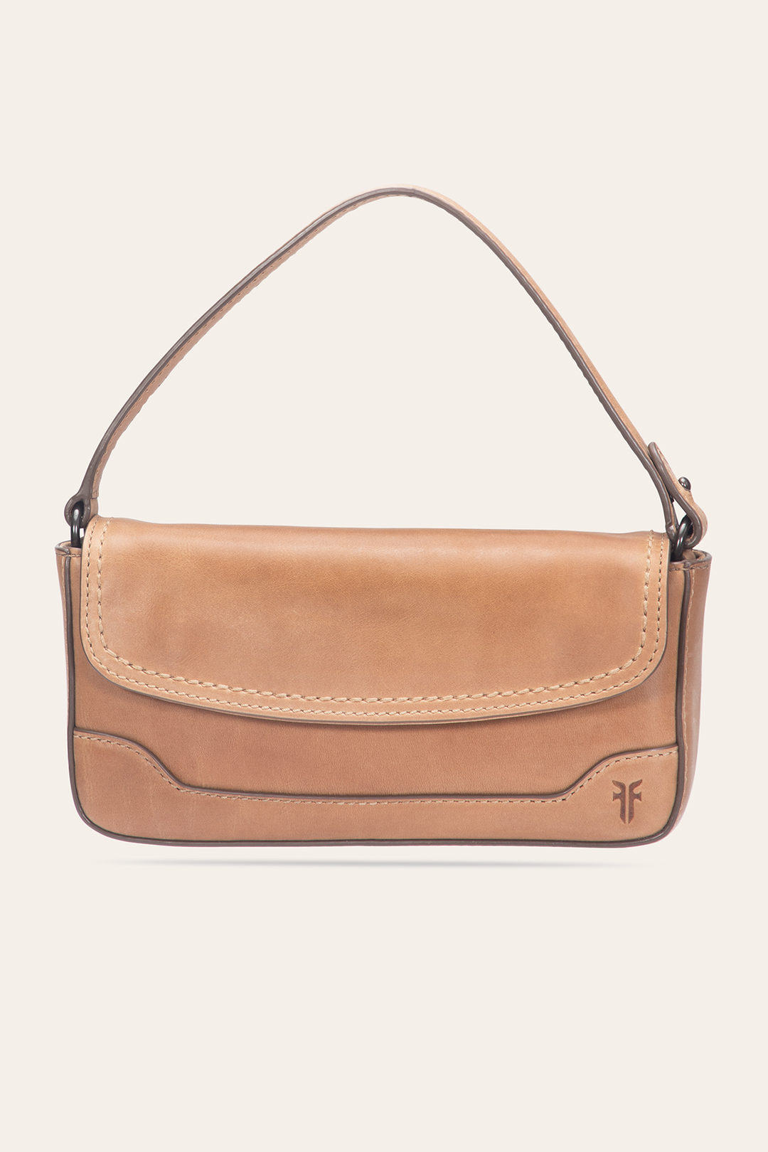 Beige Handbags Frye Beige Melissa Convertible Mini Flap