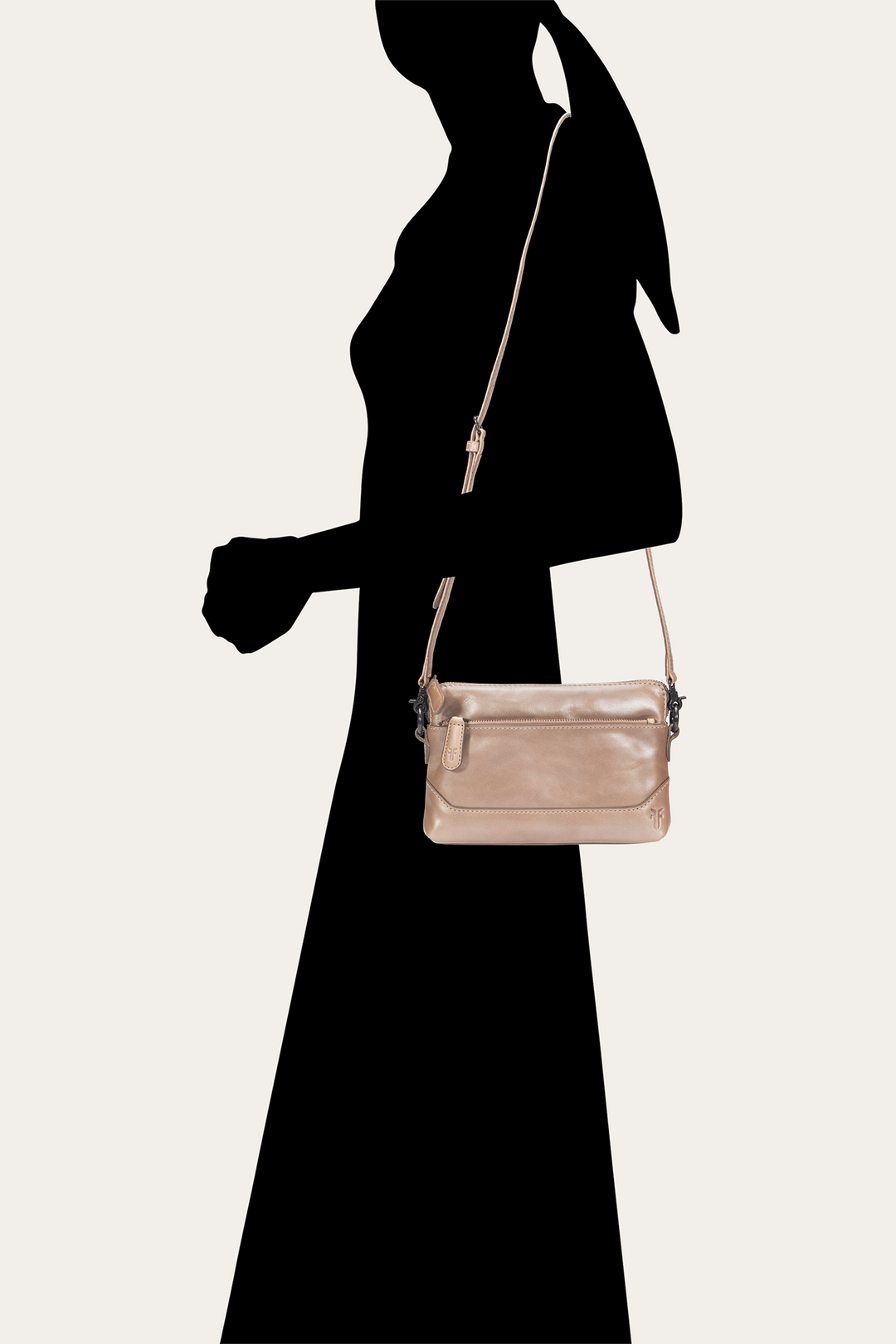 Light Bronze Handbags Frye Light Bronze Melissa Crossbody Wristlet