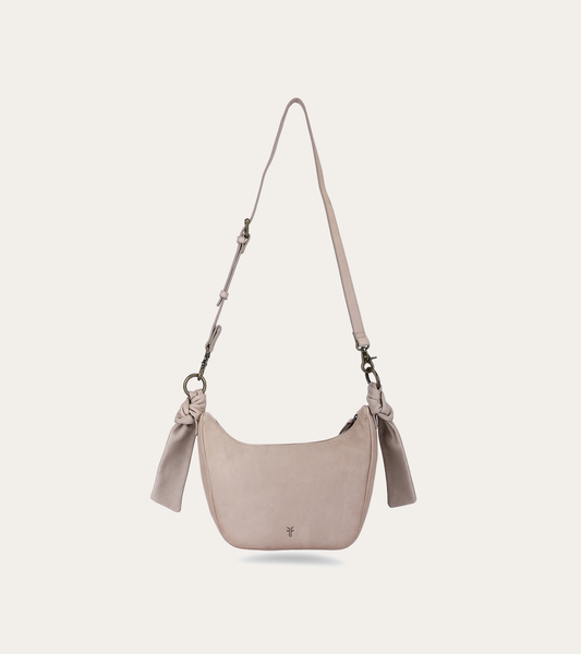 Cream Handbags Frye Nora Cream Knotted Crossbody