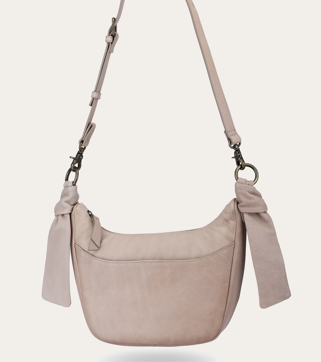 Cream Handbags Frye Nora Cream Knotted Crossbody