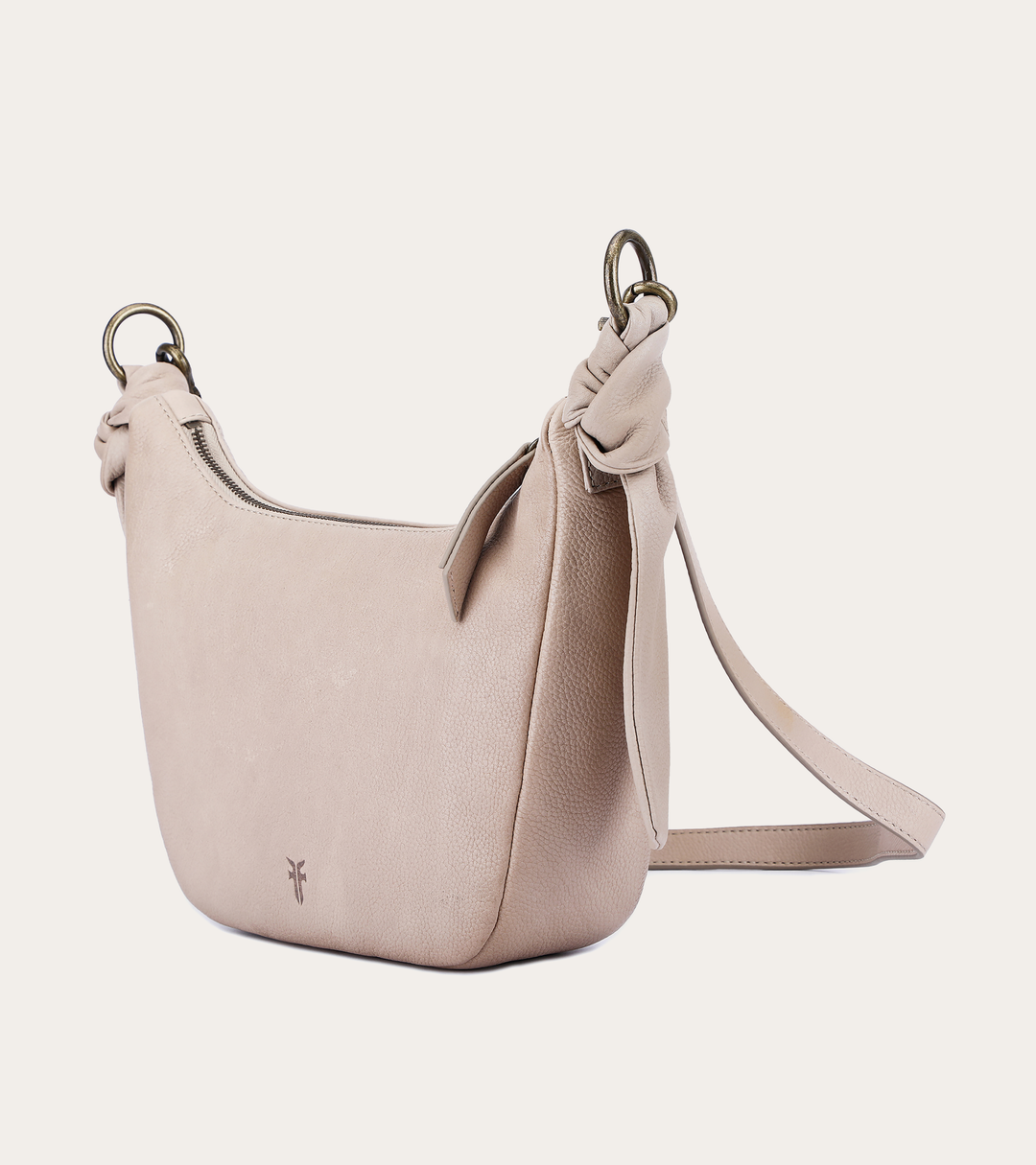Cream Handbags Frye Nora Cream Knotted Crossbody