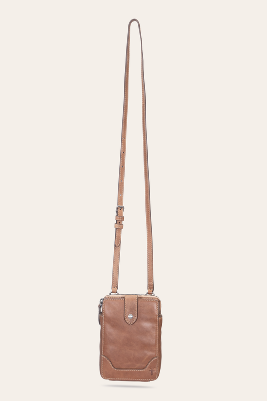 Beige Handbags Frye Melissa Beige Phone Crossbody