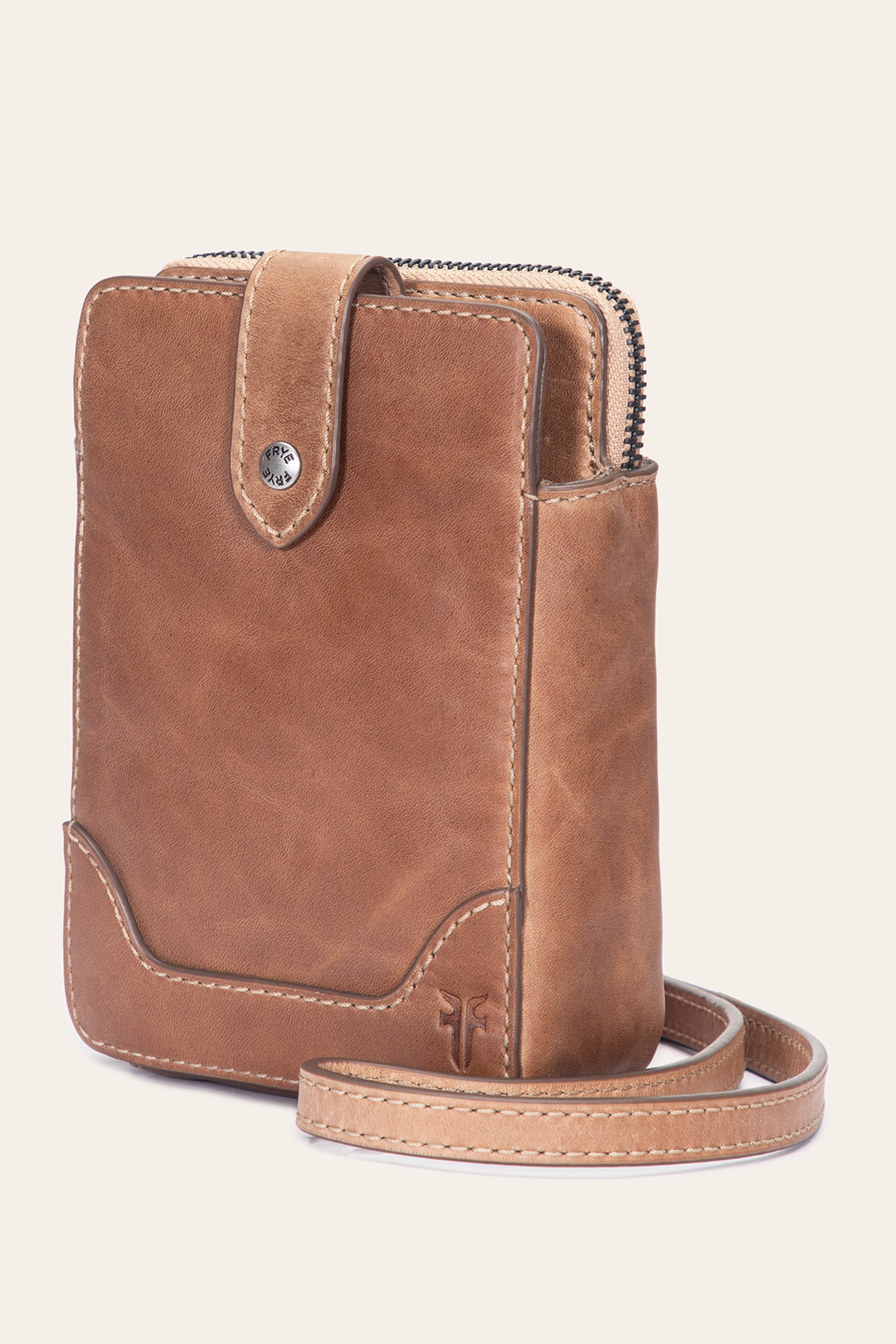 Beige Handbags Frye Melissa Beige Phone Crossbody