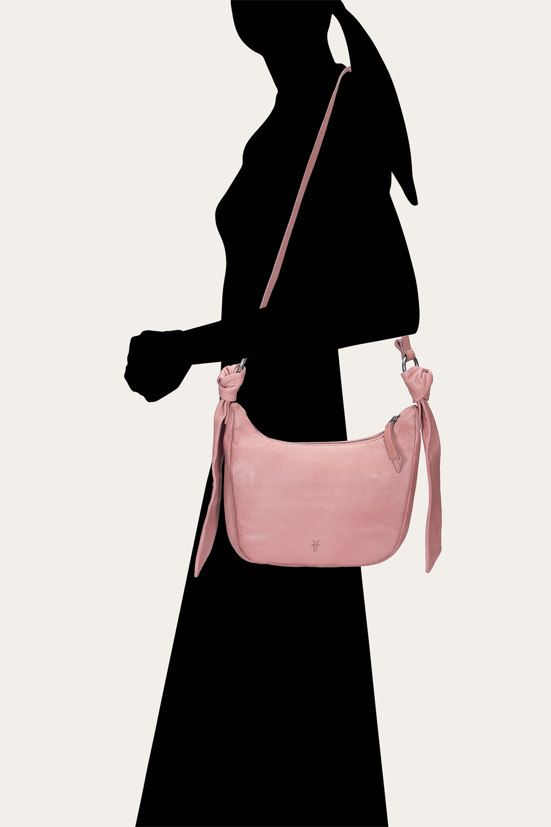 Woodrose Handbags Frye Women's Nora Knotted Crossbody Bag in Woodrose