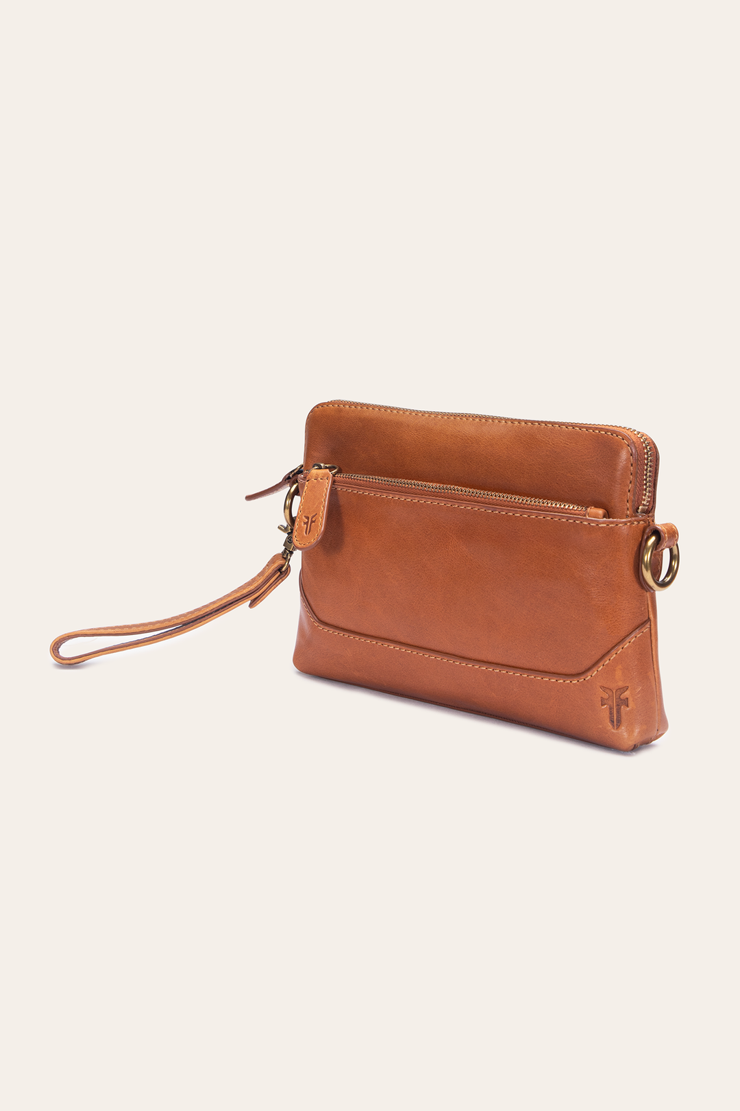 Burnt Terracotta Handbags Frye Melissa Burnt Terracotta Crossbody Wristlet
