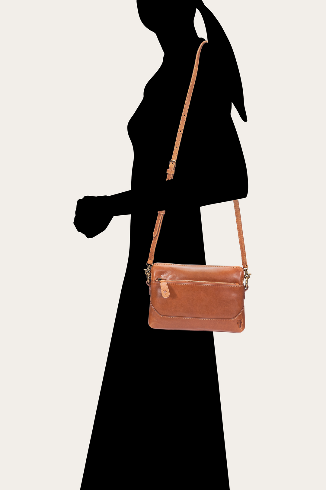 Burnt Terracotta Handbags Frye Melissa Burnt Terracotta Crossbody Wristlet
