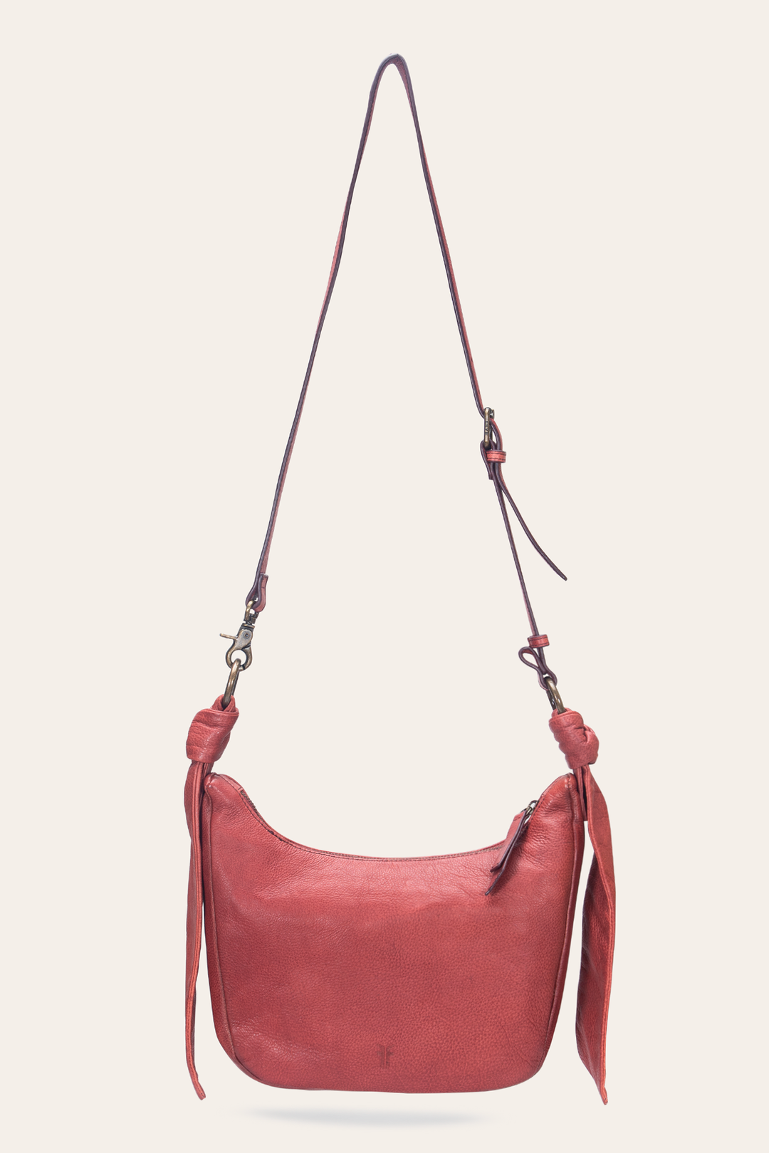 Burgundy Handbags Frye Nora Knotted Crossbody in Burgundy
