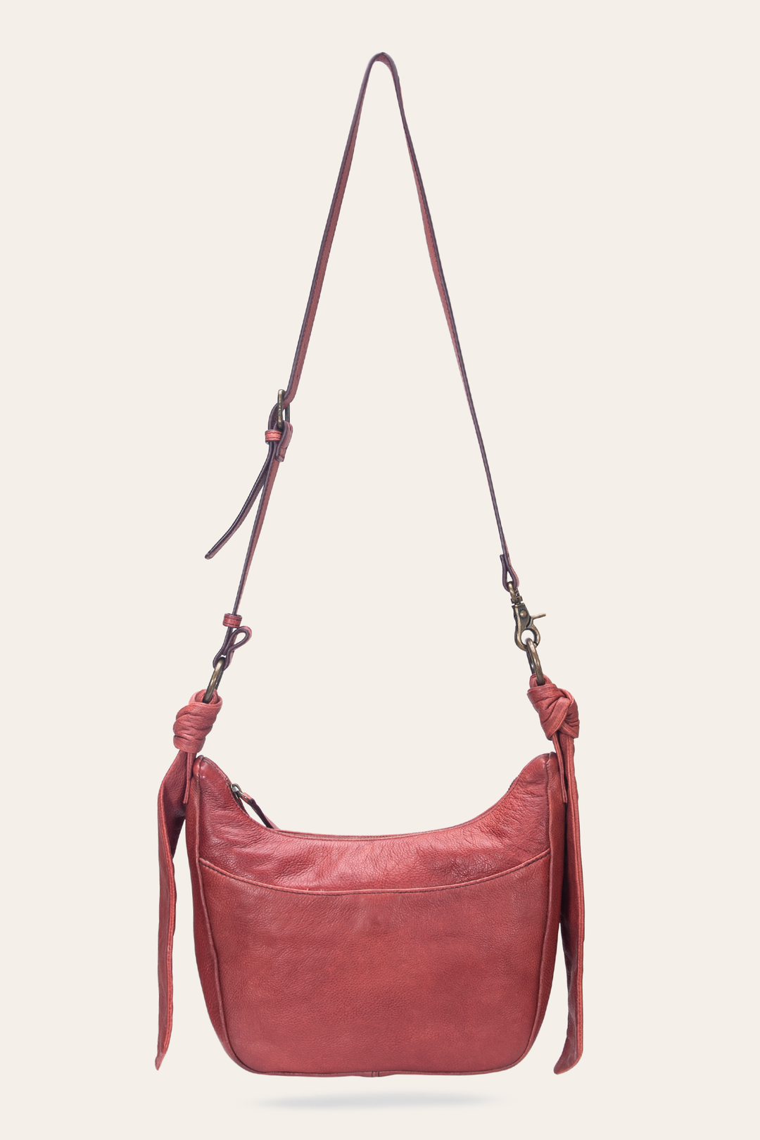 Burgundy Handbags Frye Nora Knotted Crossbody in Burgundy