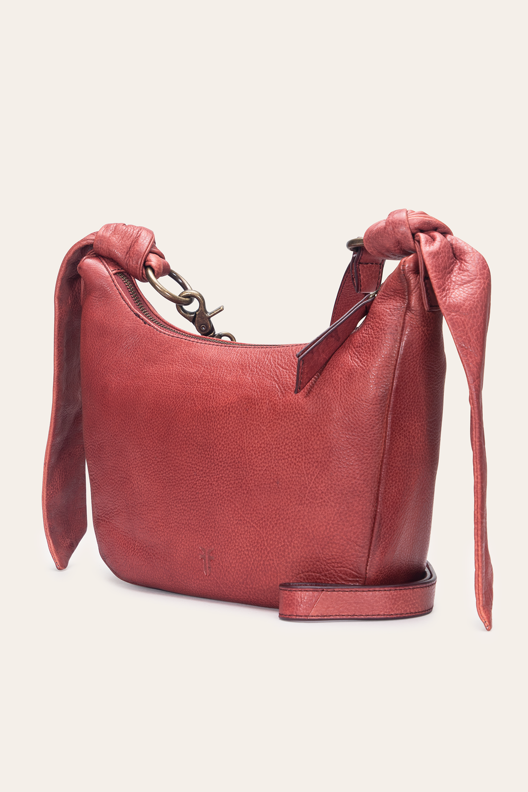 Burgundy Handbags Frye Nora Knotted Crossbody in Burgundy