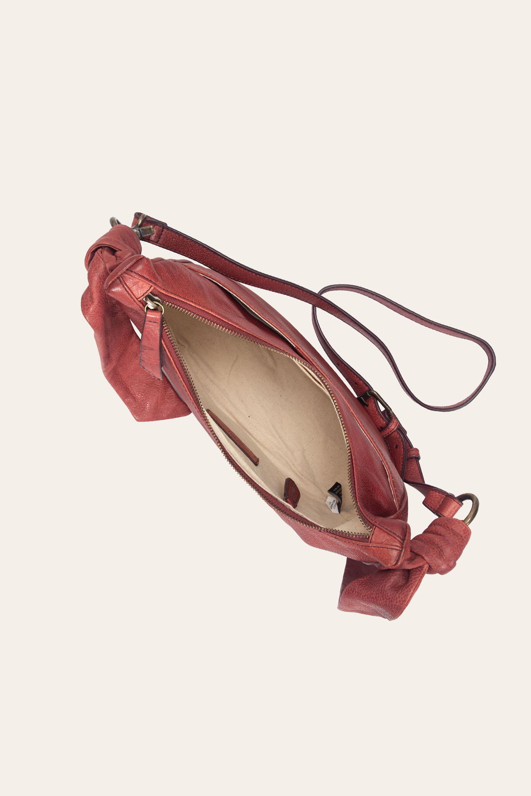 Burgundy Handbags Frye Nora Knotted Crossbody in Burgundy