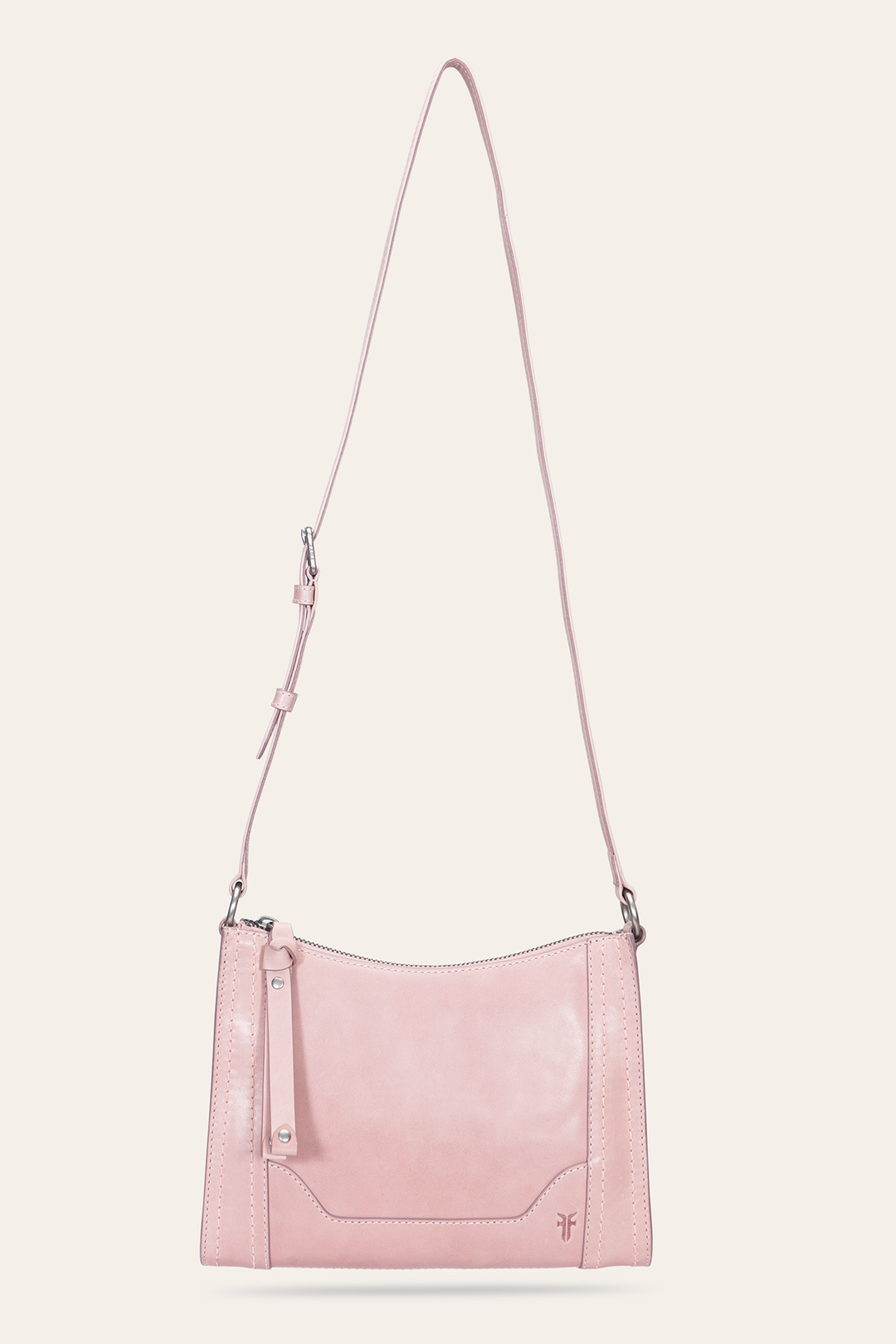 Woodrose Handbags Frye Melissa Zip Crossbody in Woodrose