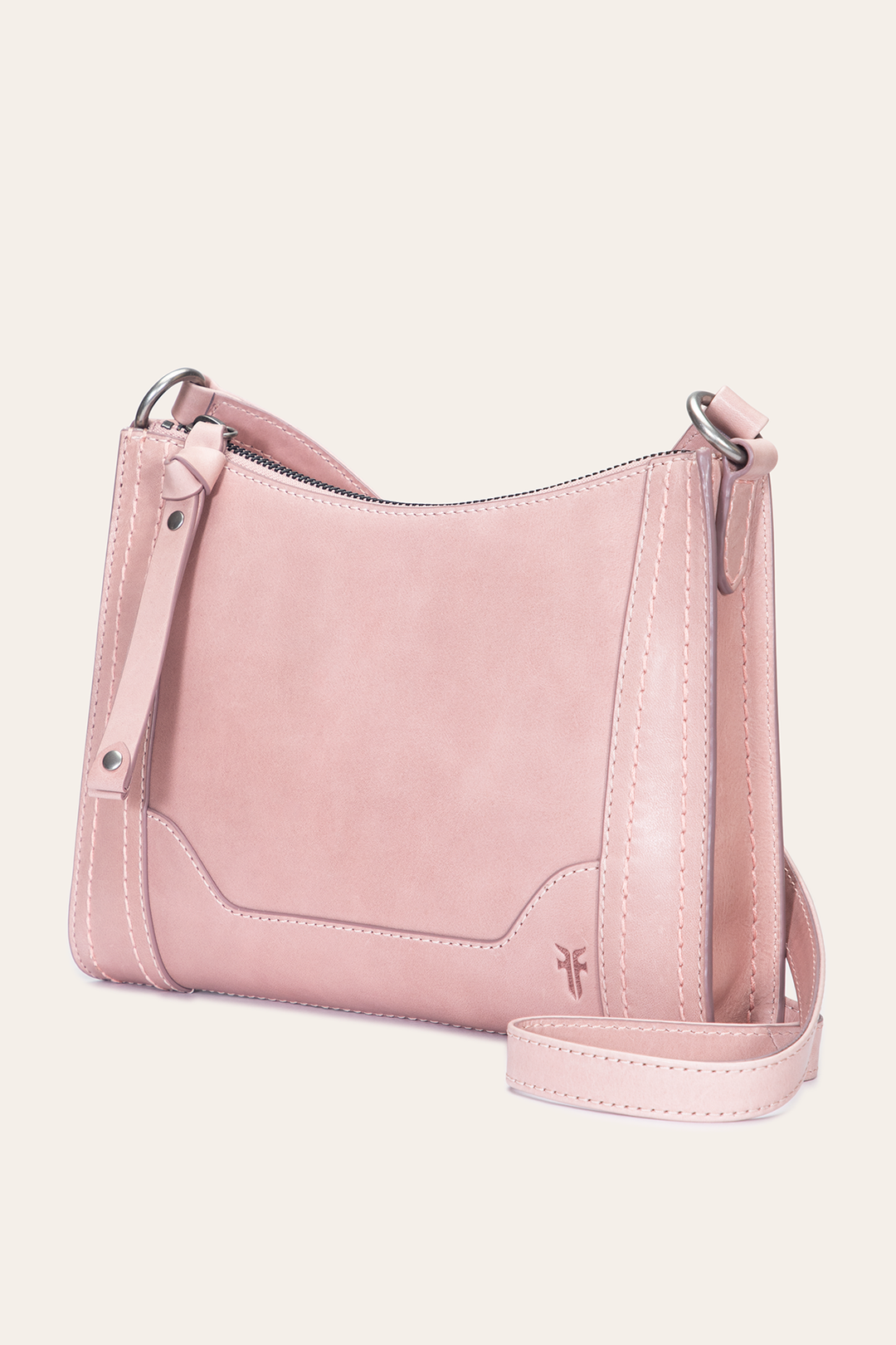 Woodrose Handbags Frye Melissa Zip Crossbody in Woodrose
