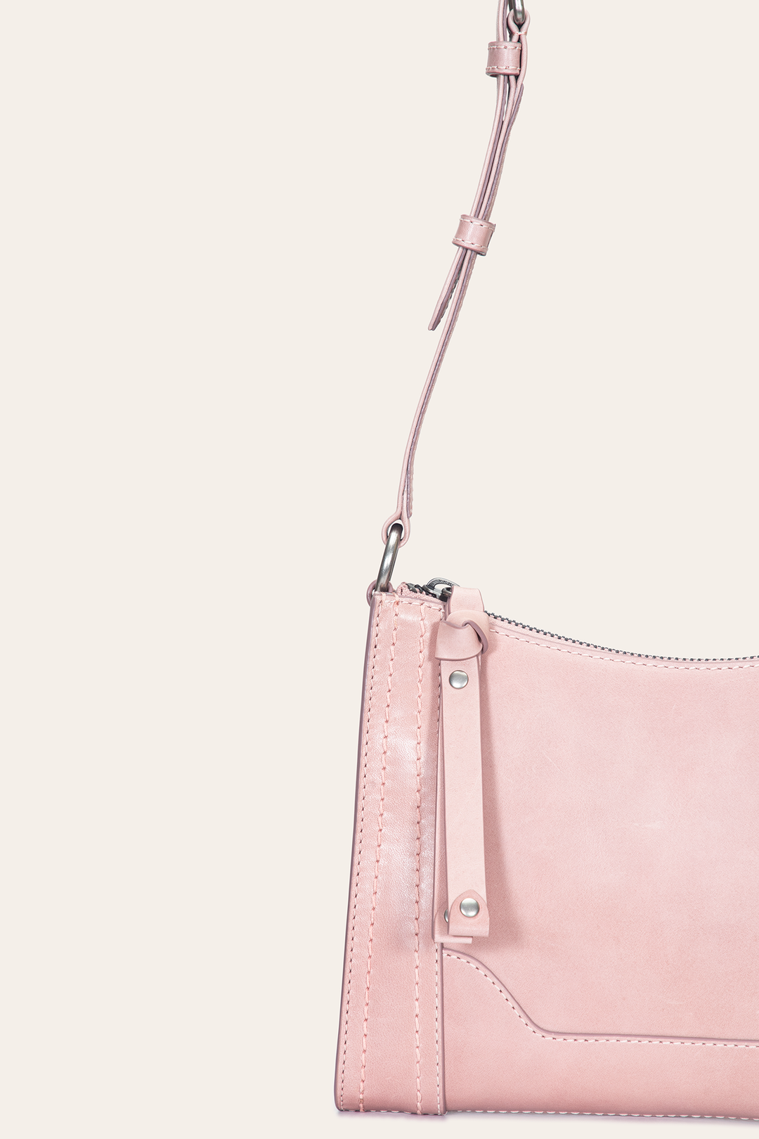 Woodrose Handbags Frye Melissa Zip Crossbody in Woodrose