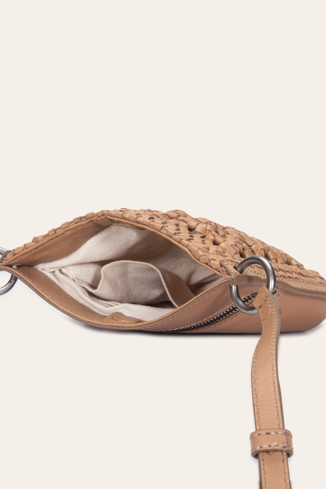 Beige Handbags Frye Women's Ella Mini Crossbody Bag in Beige