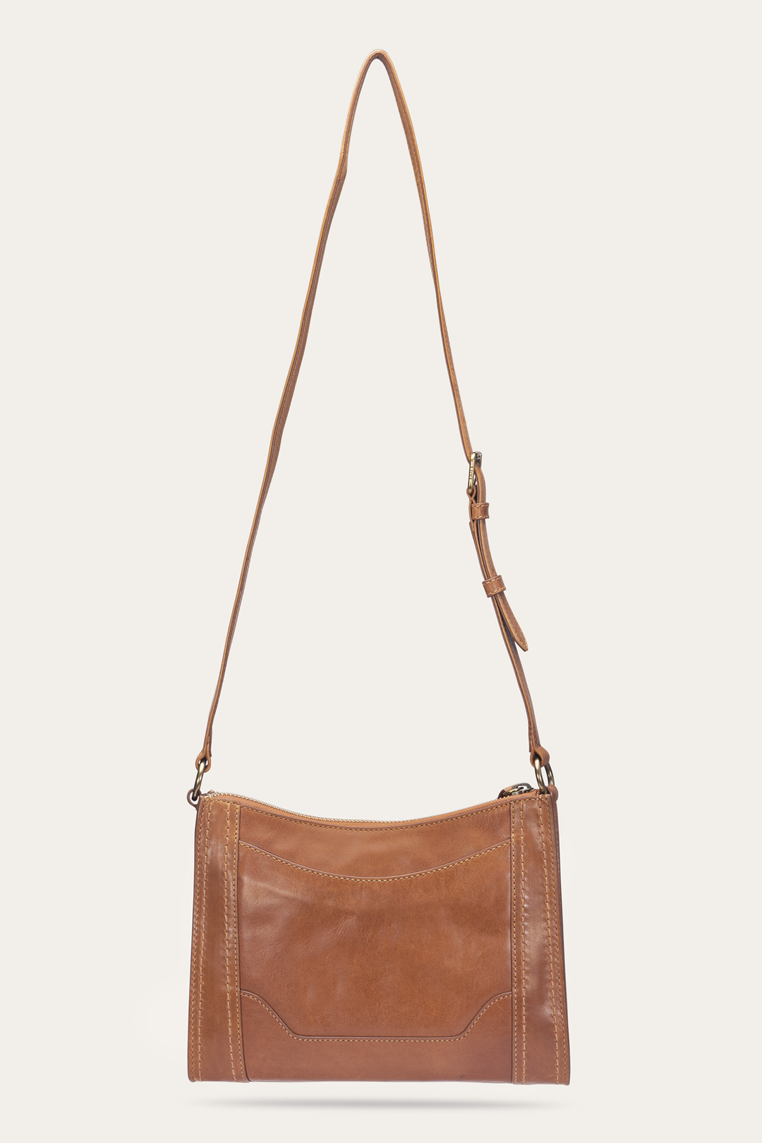 Burnt Terracotta Handbags Frye Melissa Zip Crossbody in Burnt Terracotta