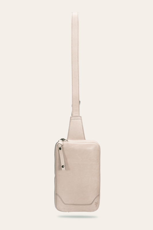 Nude Handbags Frye Melissa Zip Sling in Nude