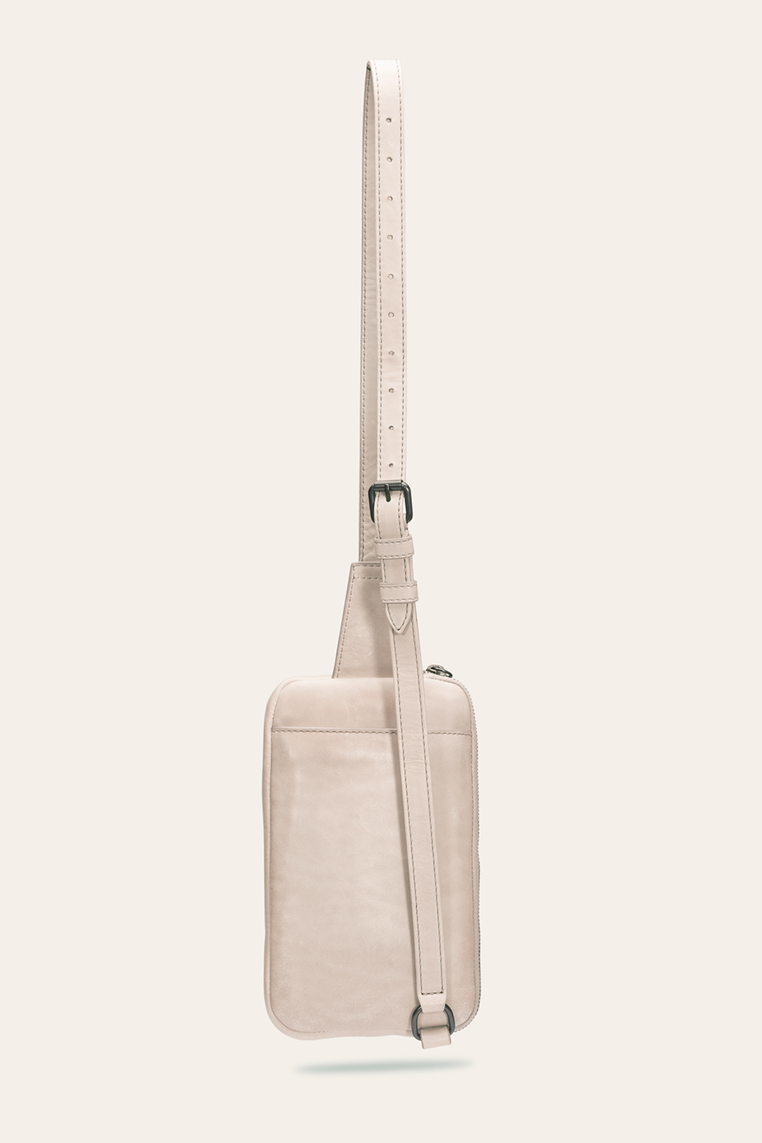 Nude Handbags Frye Melissa Zip Sling in Nude