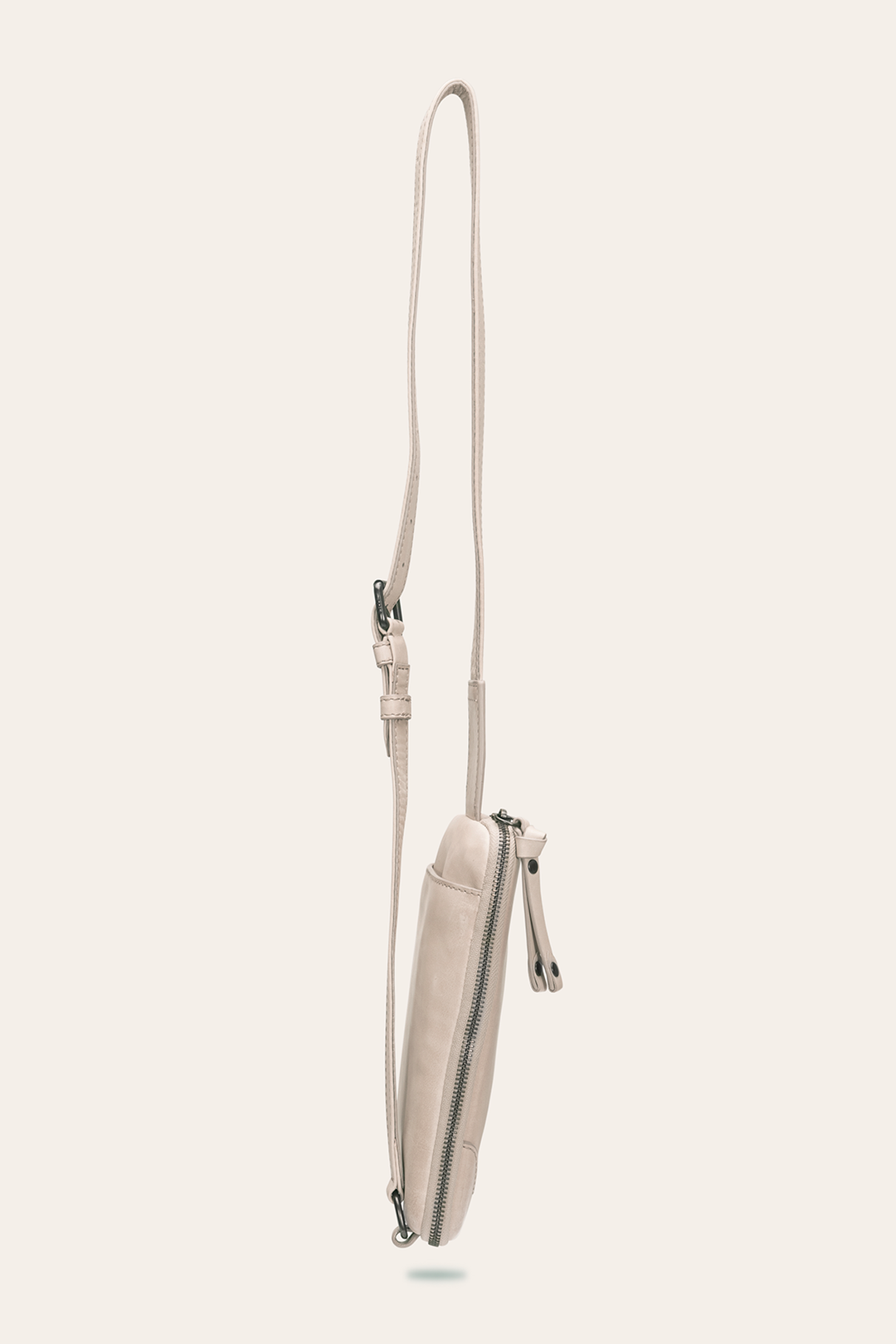 Nude Handbags Frye Melissa Zip Sling in Nude