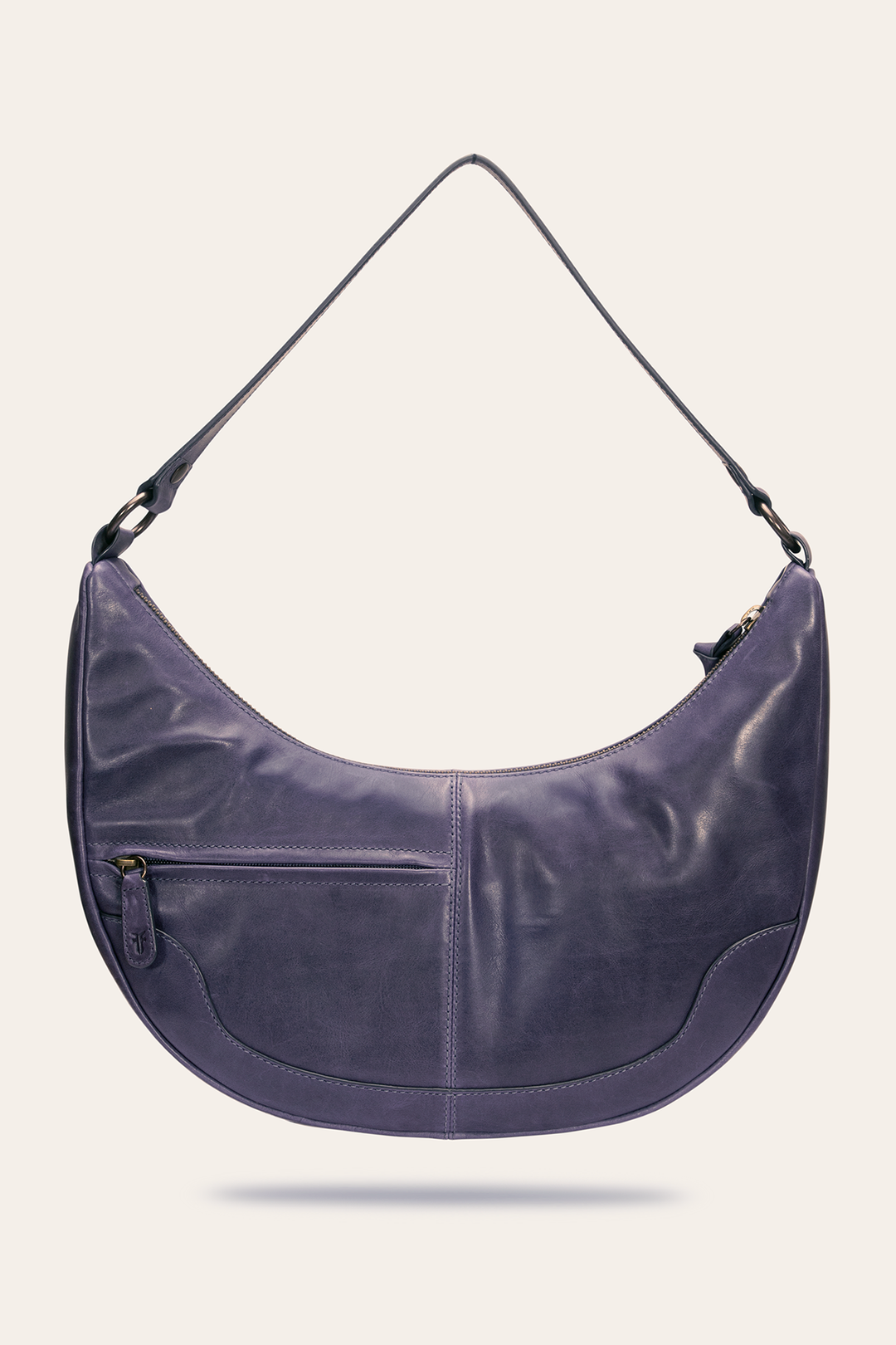 Eggplant Handbags Frye Melissa Crescent Hobo in Eggplant