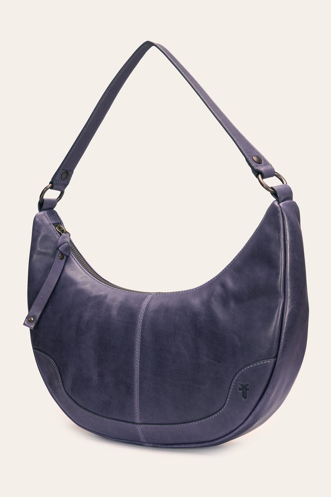Eggplant Handbags Frye Melissa Crescent Hobo in Eggplant