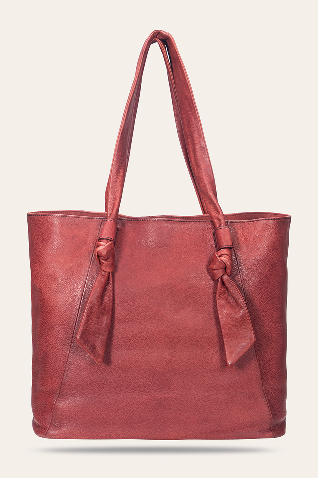 Burgundy Handbags Frye Nora Knotted Tote in Burgundy