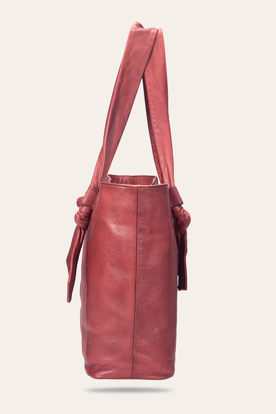 Burgundy Handbags Frye Nora Knotted Tote in Burgundy