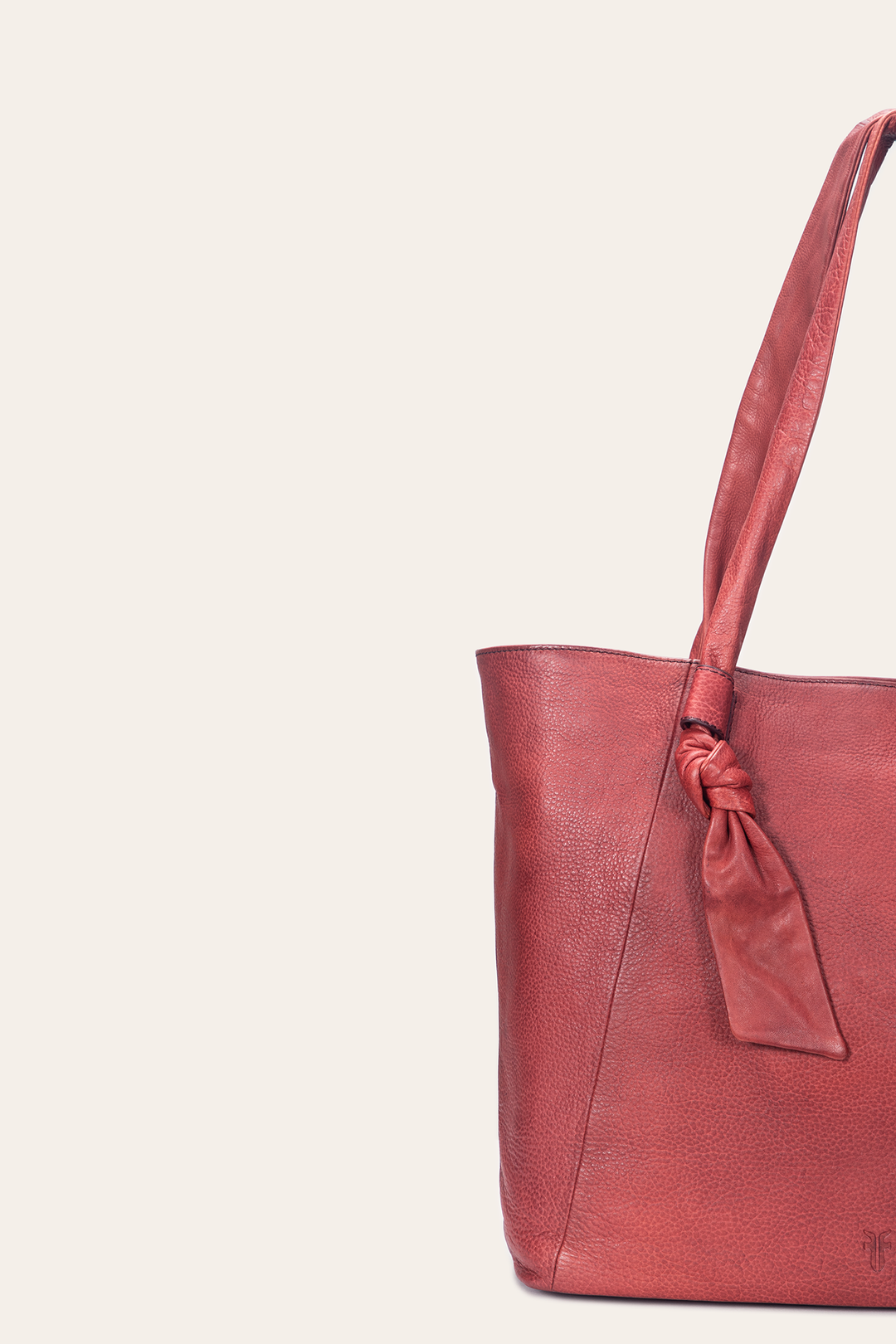 Burgundy Handbags Frye Nora Knotted Tote in Burgundy