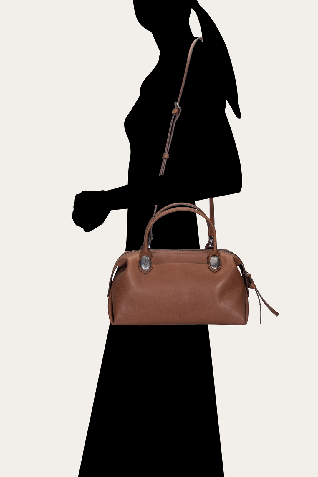 Cognac Handbags Frye Women's Cheyenne Small Satchel Bag (Cognac)