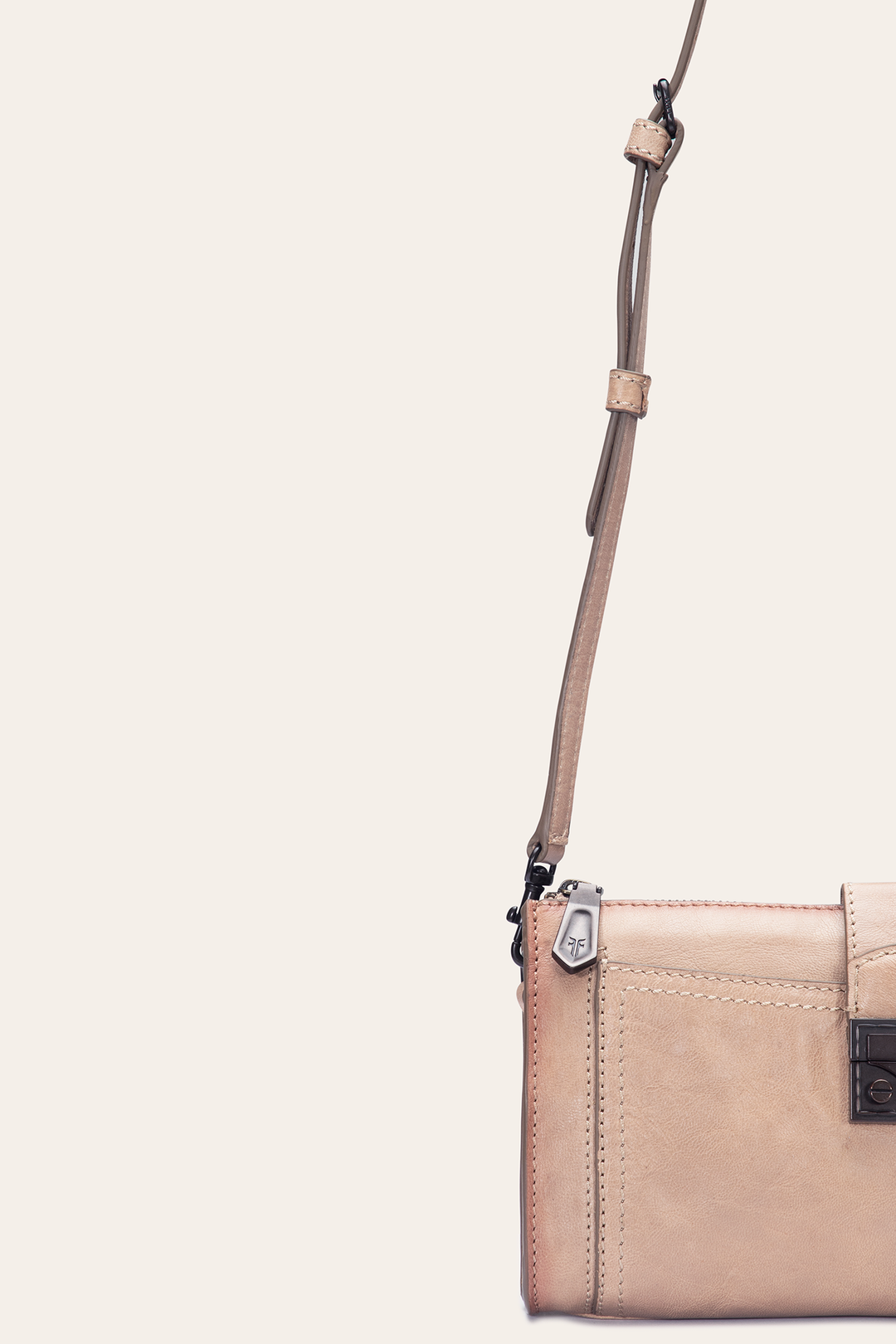 Nude Handbags Frye Alex Nude Crossbody Clutch