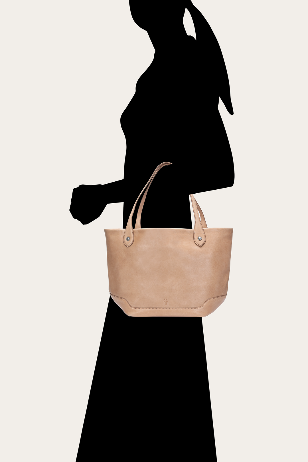 Beige Handbags Frye Kenzie Beige Tote