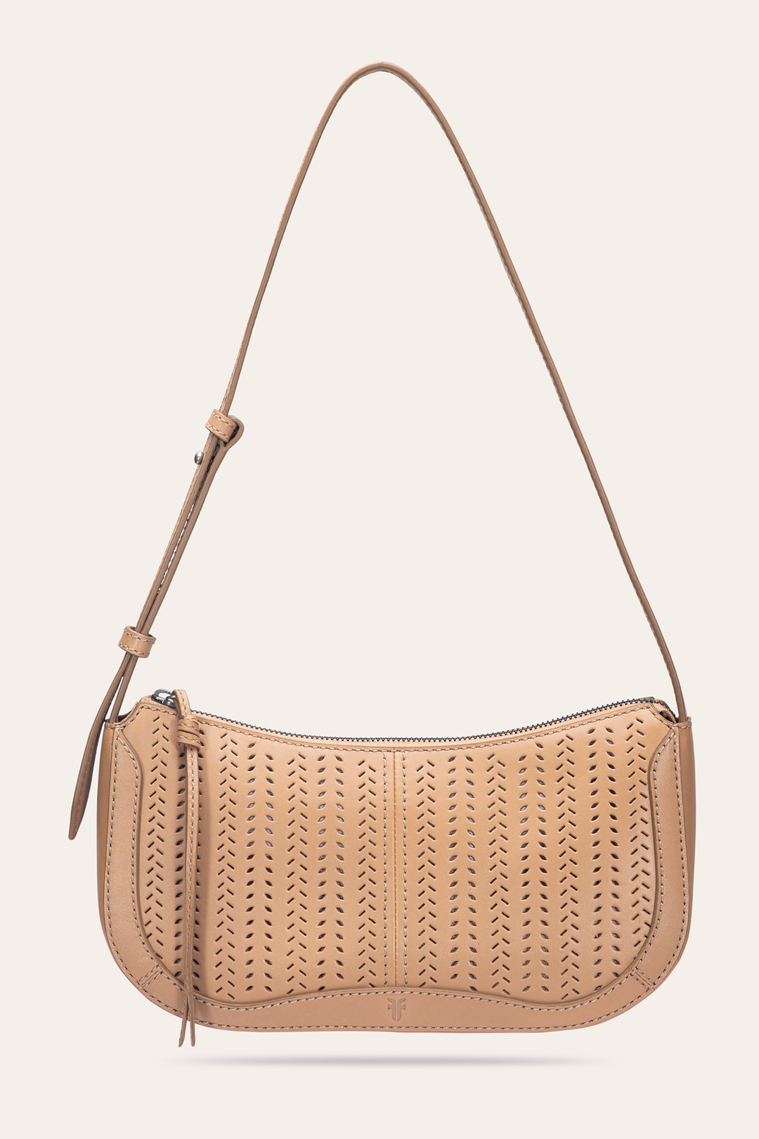 Beige Handbags Frye Stella Baguette in Beige