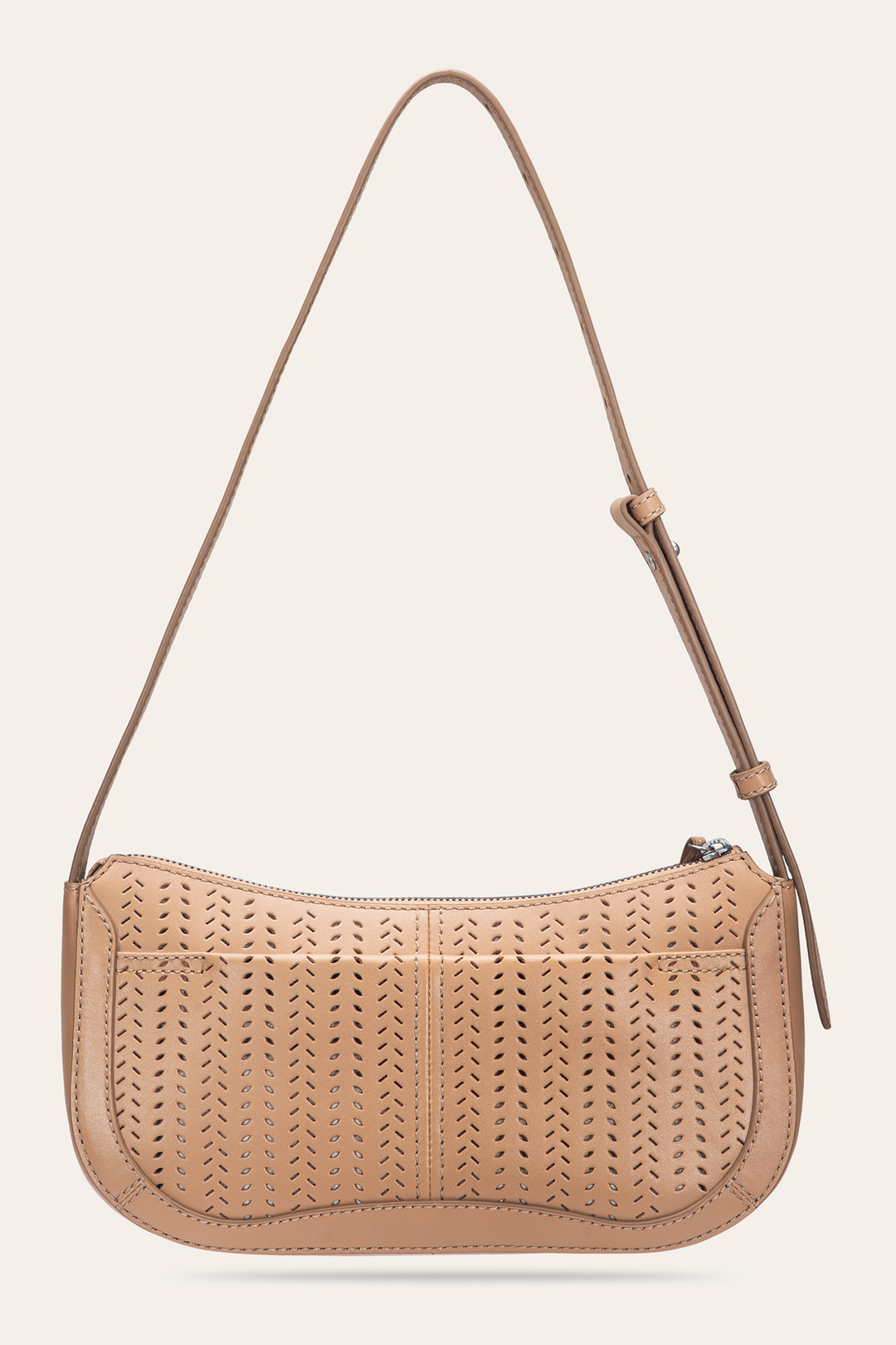 Beige Handbags Frye Stella Baguette in Beige