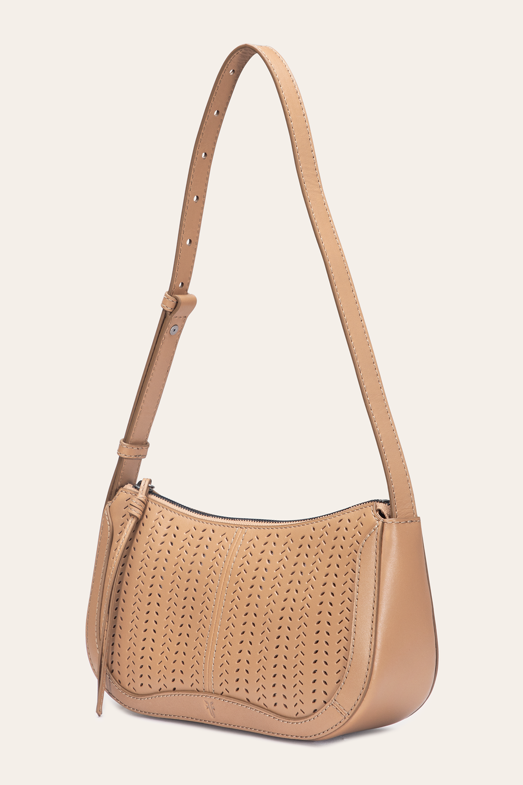 Beige Handbags Frye Stella Baguette in Beige