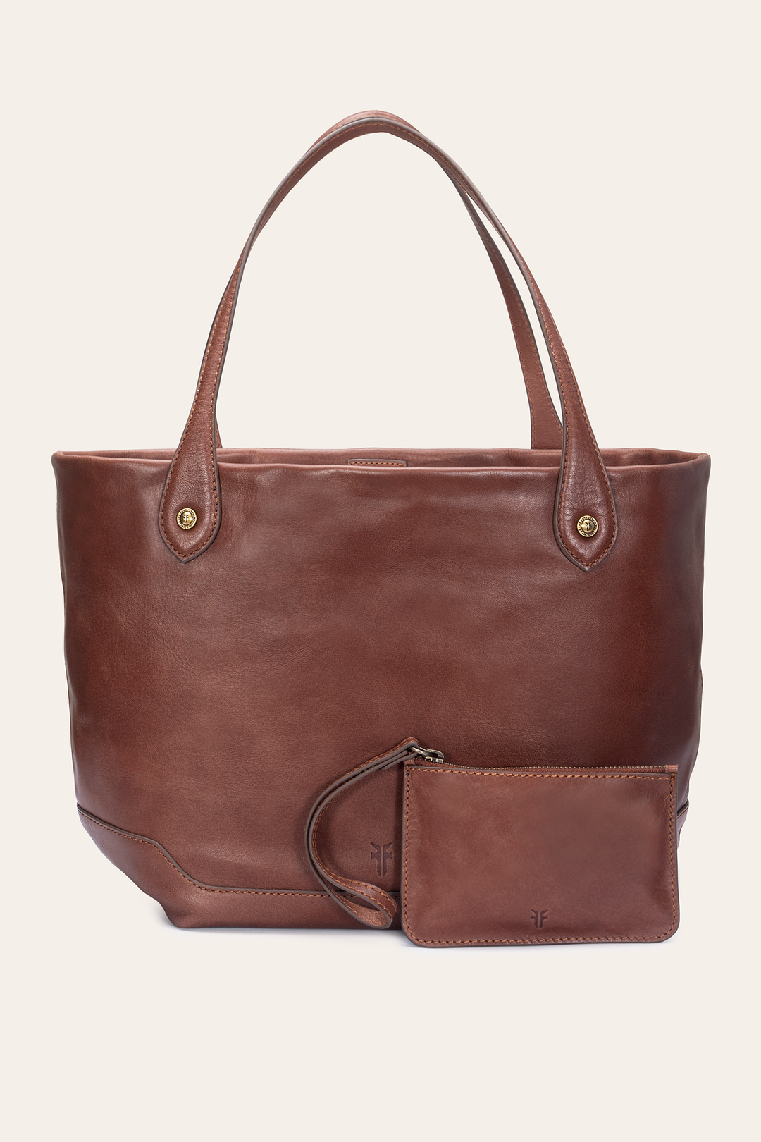 Cognac Handbags Frye Kenzie Unlined Cognac Tote