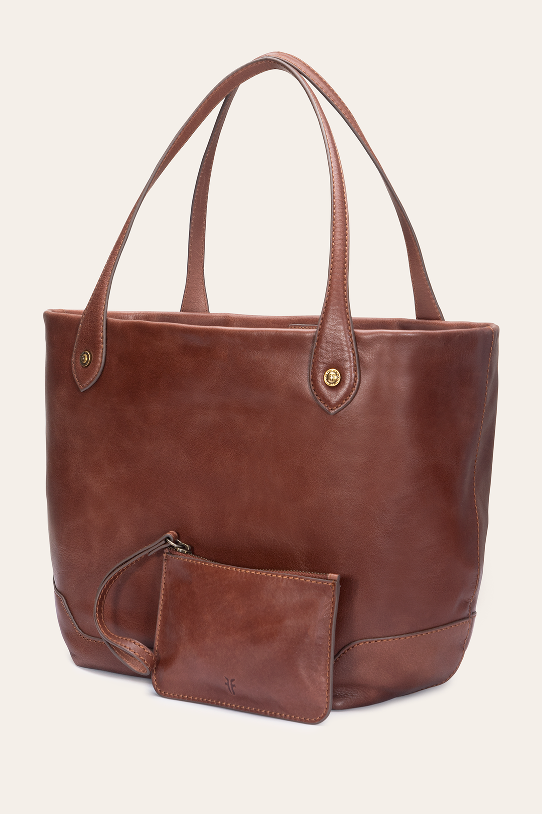 Cognac Handbags Frye Kenzie Unlined Cognac Tote