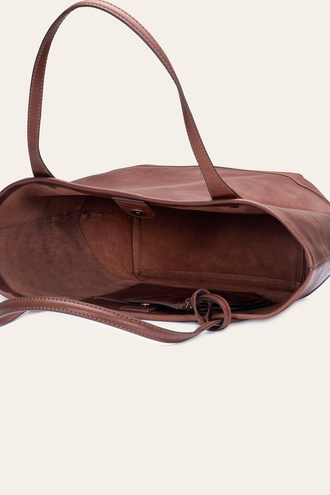 Cognac Handbags Frye Kenzie Unlined Cognac Tote