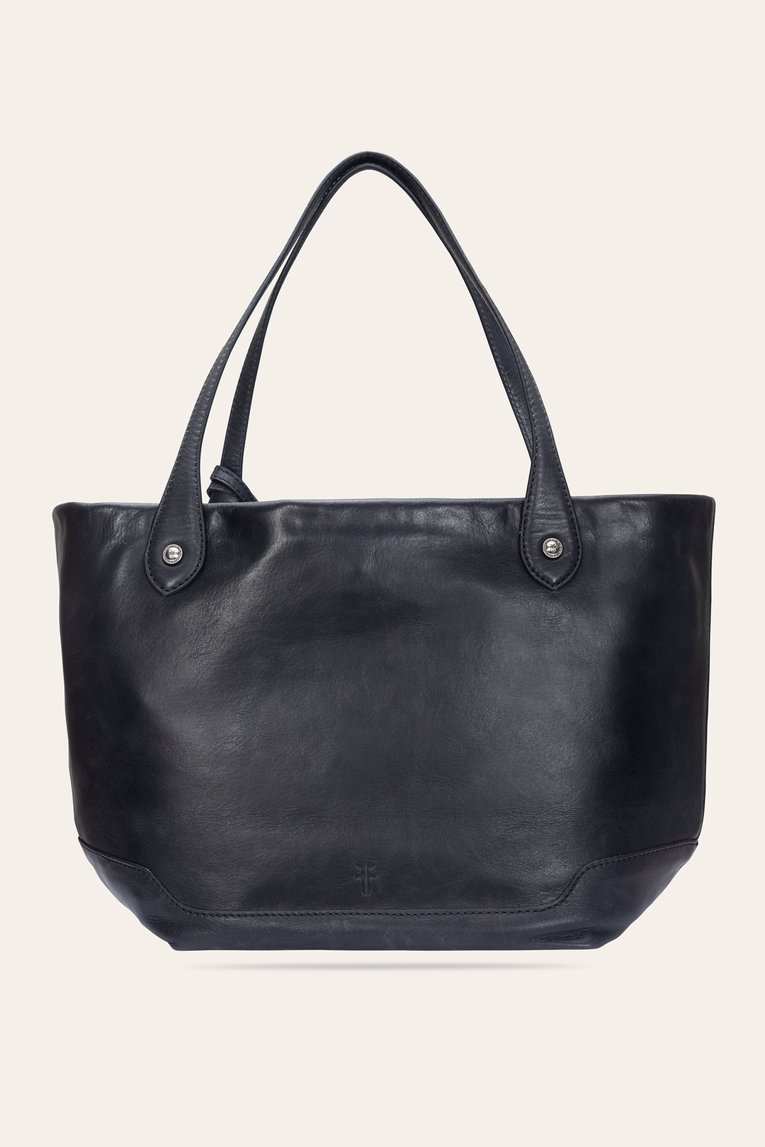 Black Handbags Frye Kenzie Unlined Black Tote
