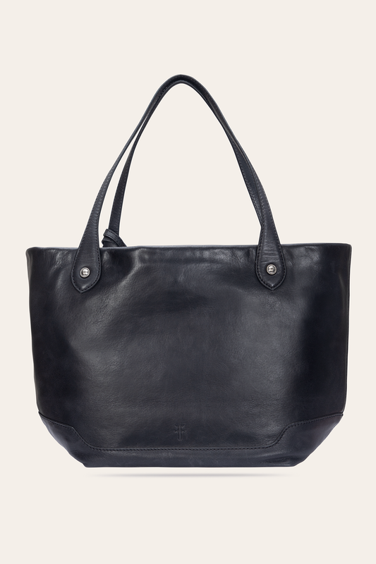 Black Handbags Frye Kenzie Unlined Black Tote