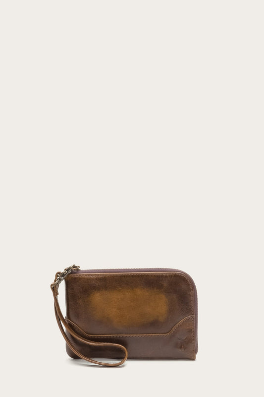Dark Brown Wallets & Accessories Frye Melissa Dark Brown Wristlet