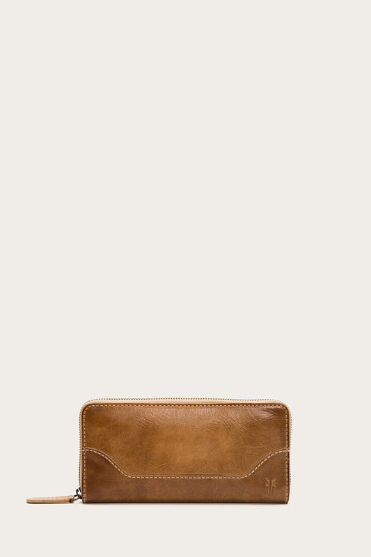 Beige Wallets & Accessories Frye Melissa Beige Zip Wallet
