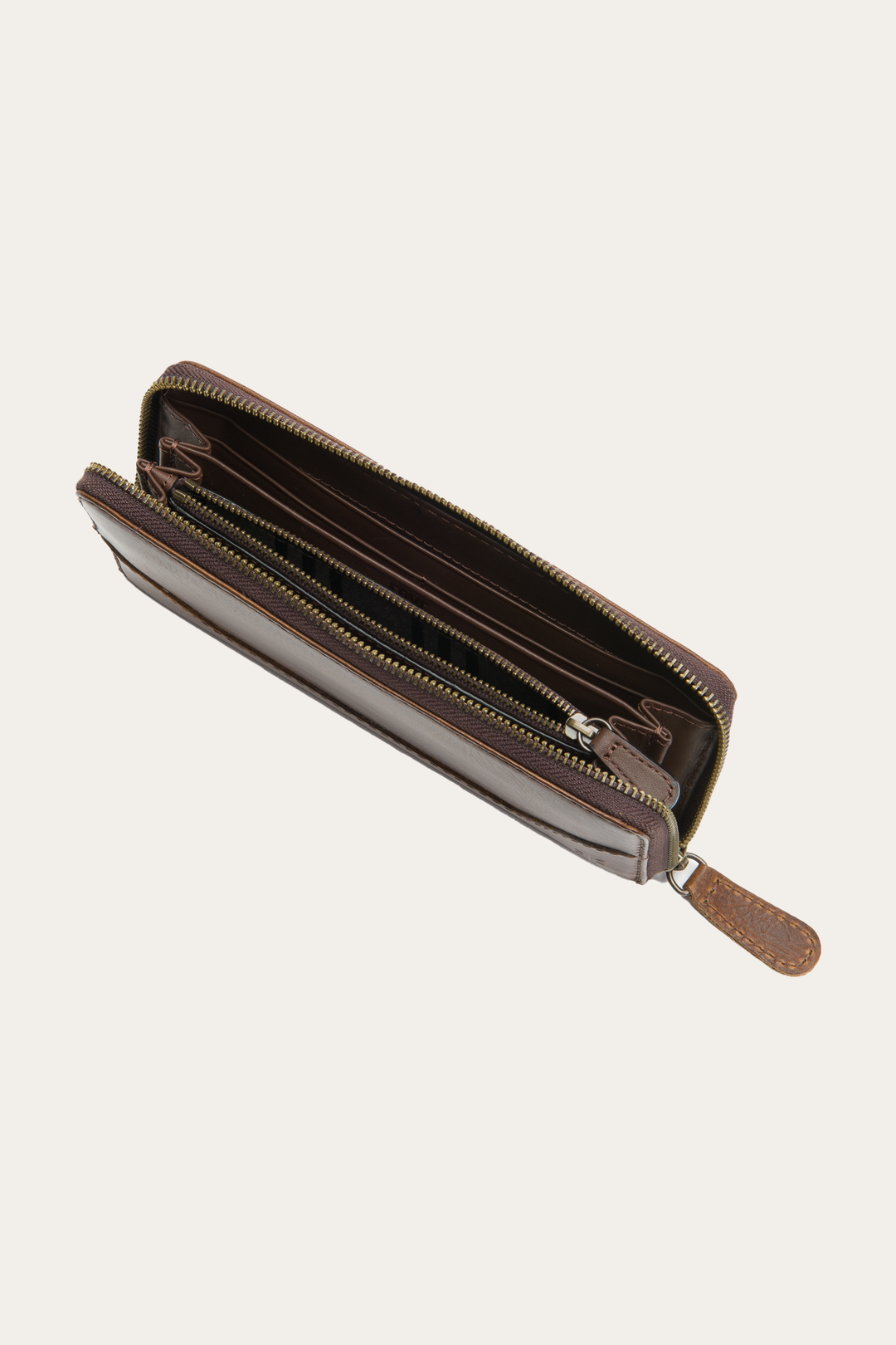 Dark Brown Wallets & Accessories Frye Melissa Dark Brown Zip Wallet
