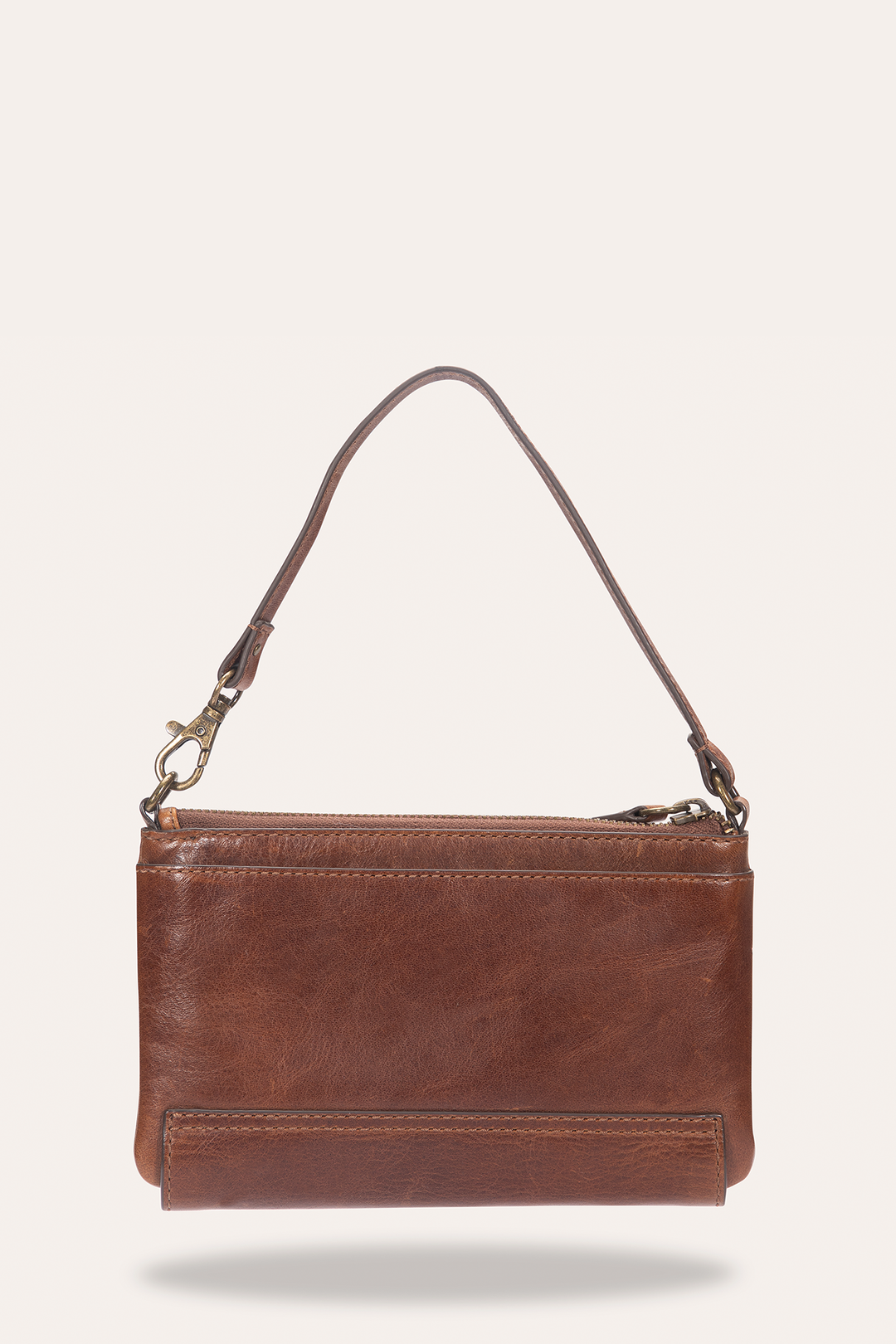 Cognac Wallets & Accessories Frye Melissa Convertible Wristlet Wallet in Cognac