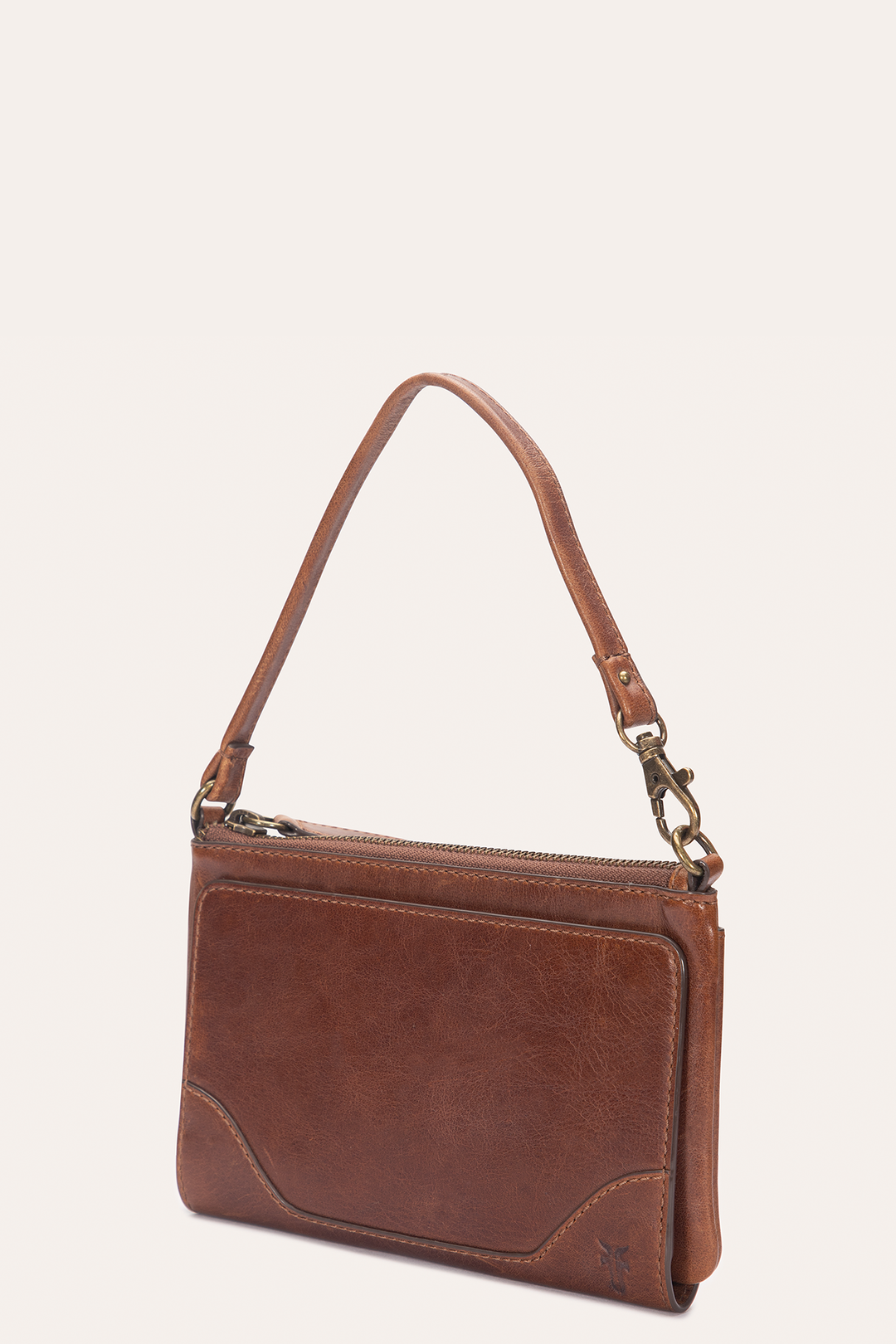 Cognac Wallets & Accessories Frye Melissa Convertible Wristlet Wallet in Cognac