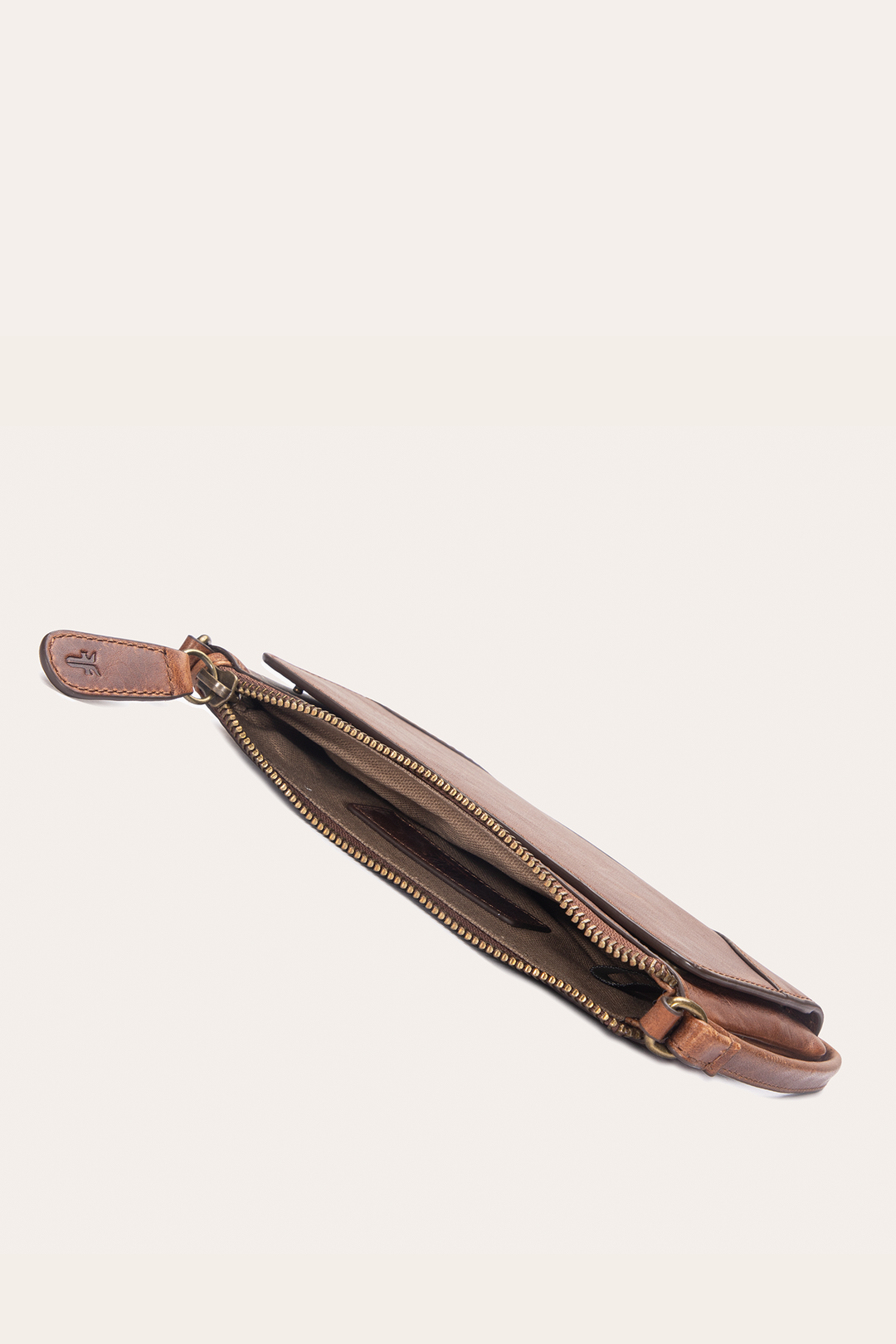 Cognac Wallets & Accessories Frye Melissa Convertible Wristlet Wallet in Cognac