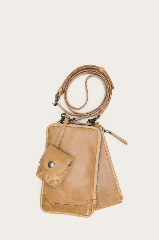 Beige Wallets & Accessories Frye Melissa Beige 3 In 1 Crossbody