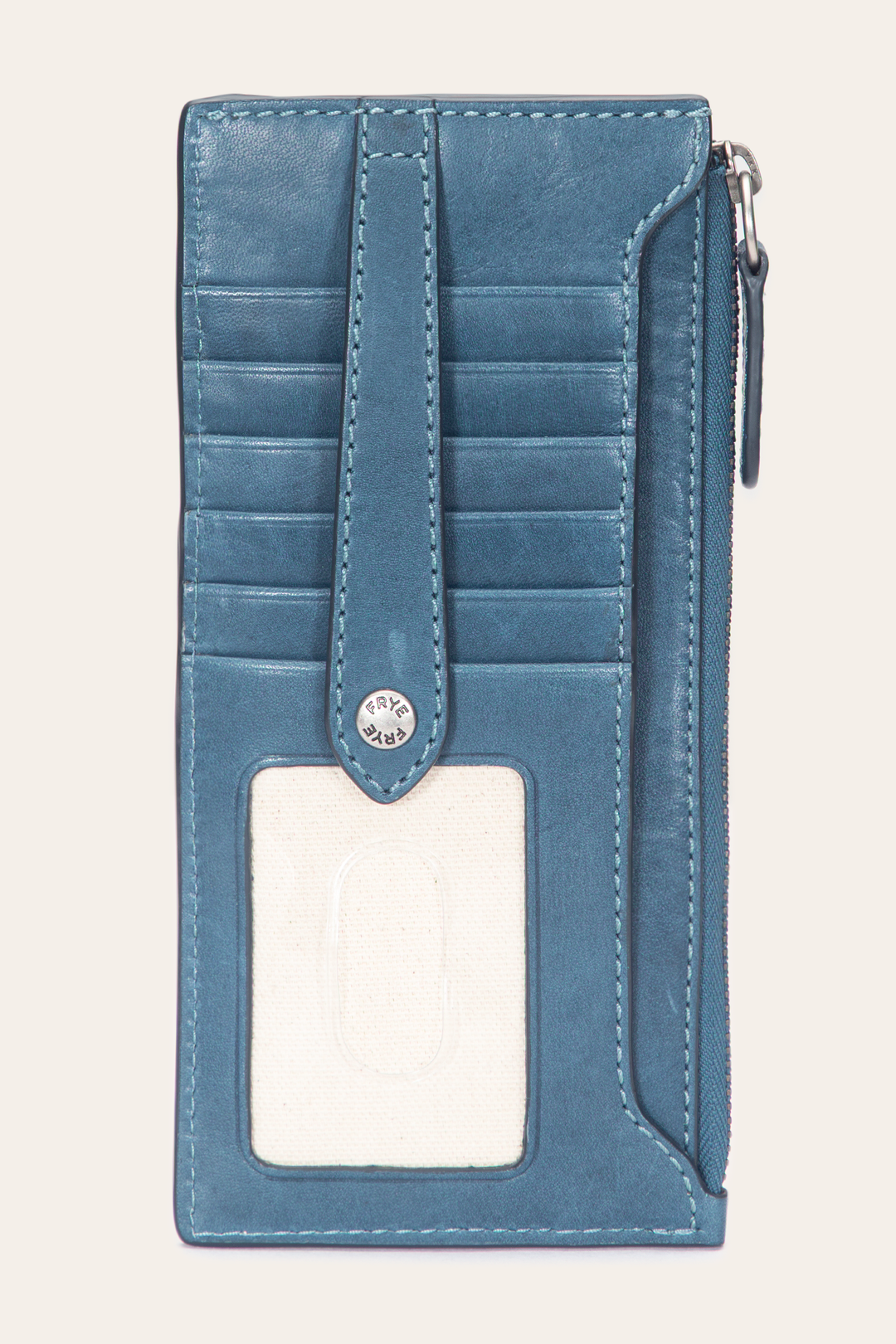Steel Wallets & Accessories Frye Melissa Steel Snap Card Wallet