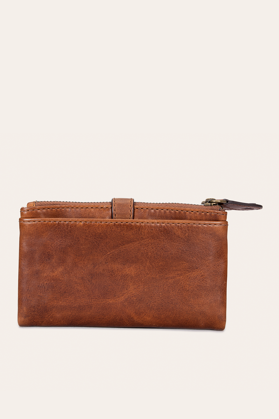 Cognac Wallets & Accessories Frye Melissa Cognac Double Zip Wallet