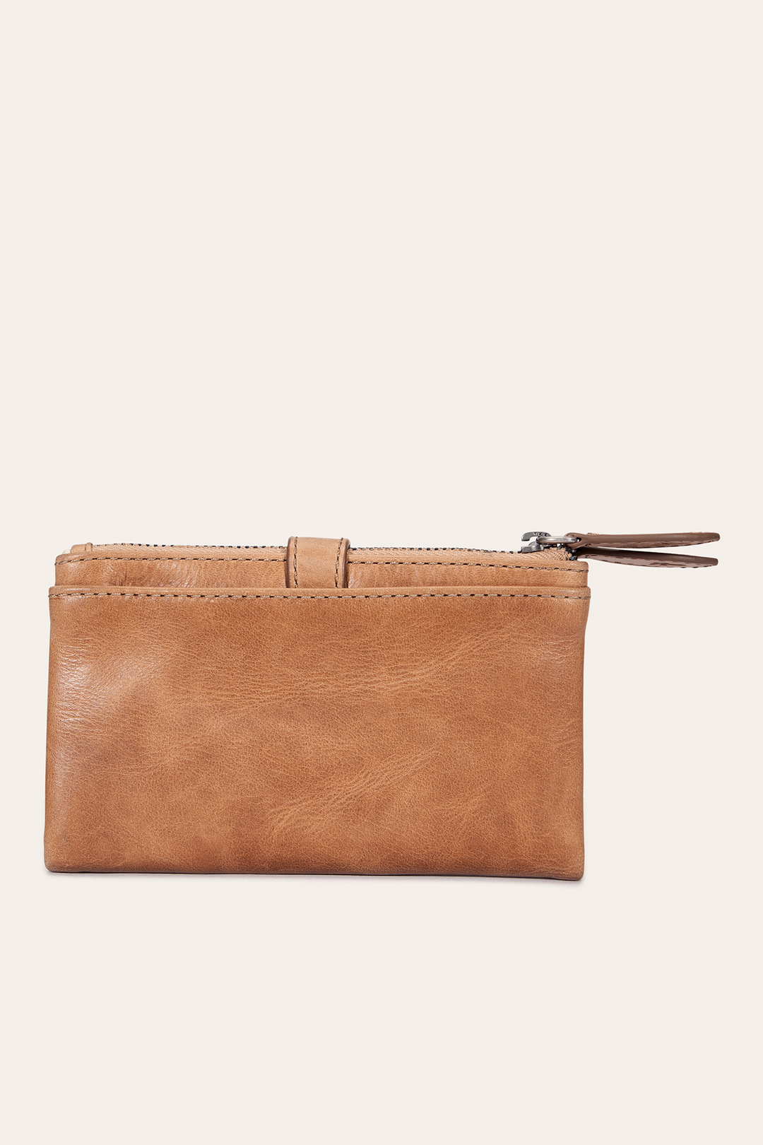 Beige Wallets & Accessories Frye Melissa Beige Double Zip Wallet