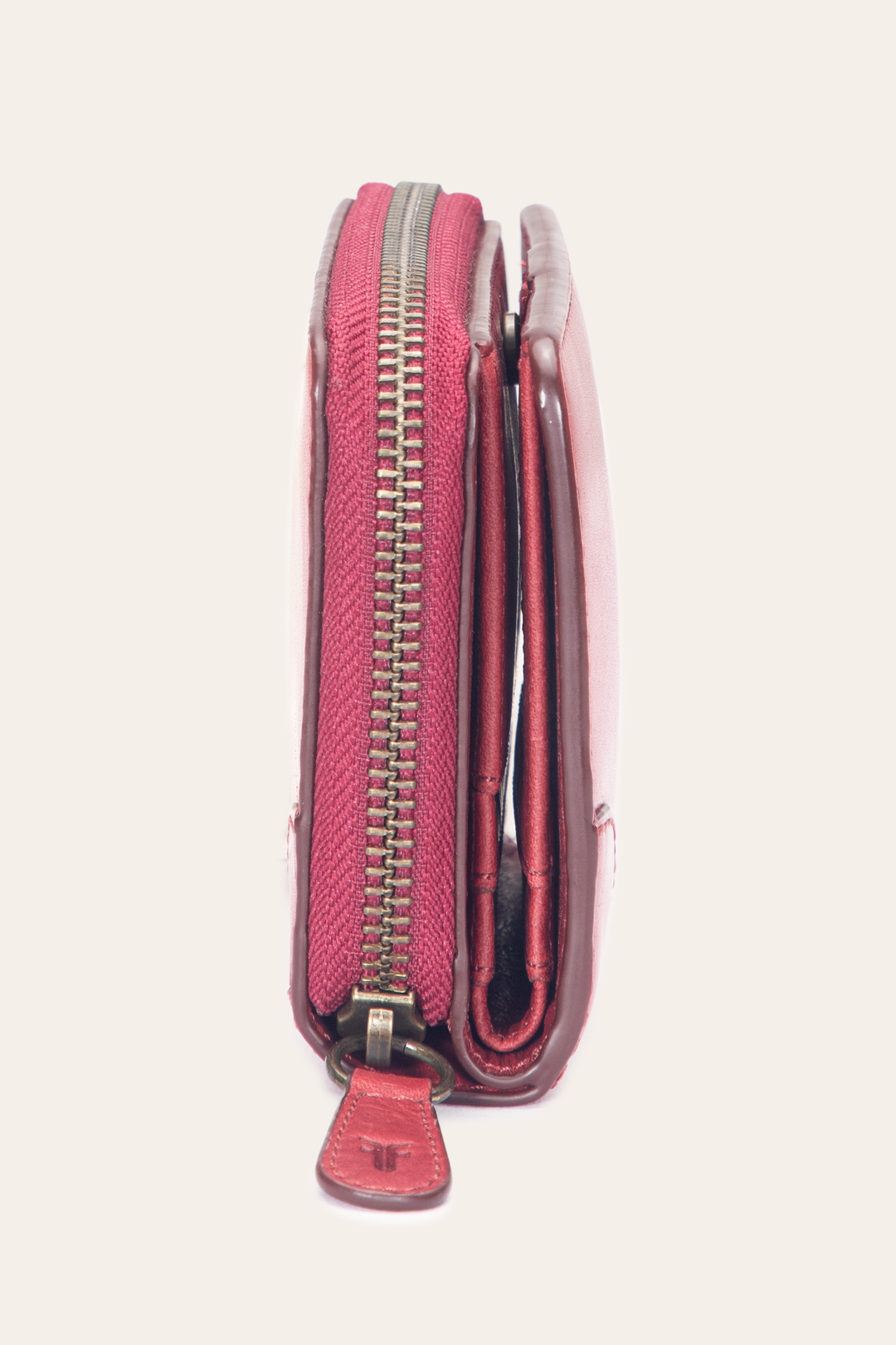 Burgundy Wallets & Accessories Frye Melissa Burgundy Small Zip Around